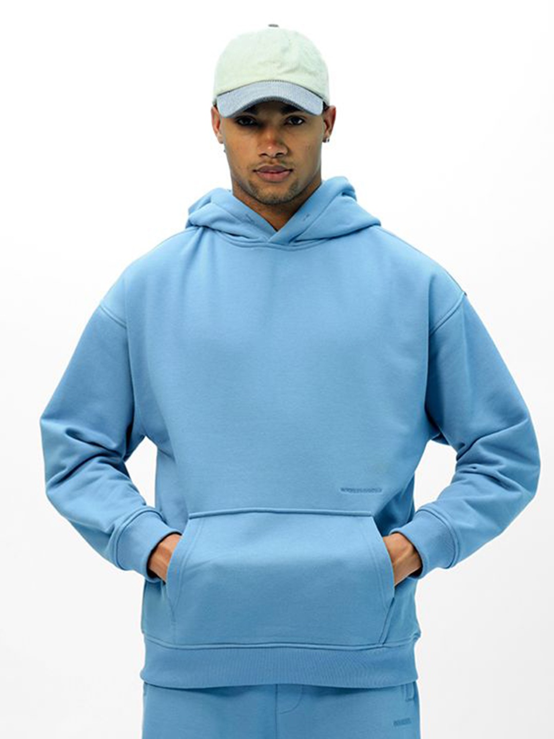 

Bonkers Corner Men Hooded Sweatshirt, Blue