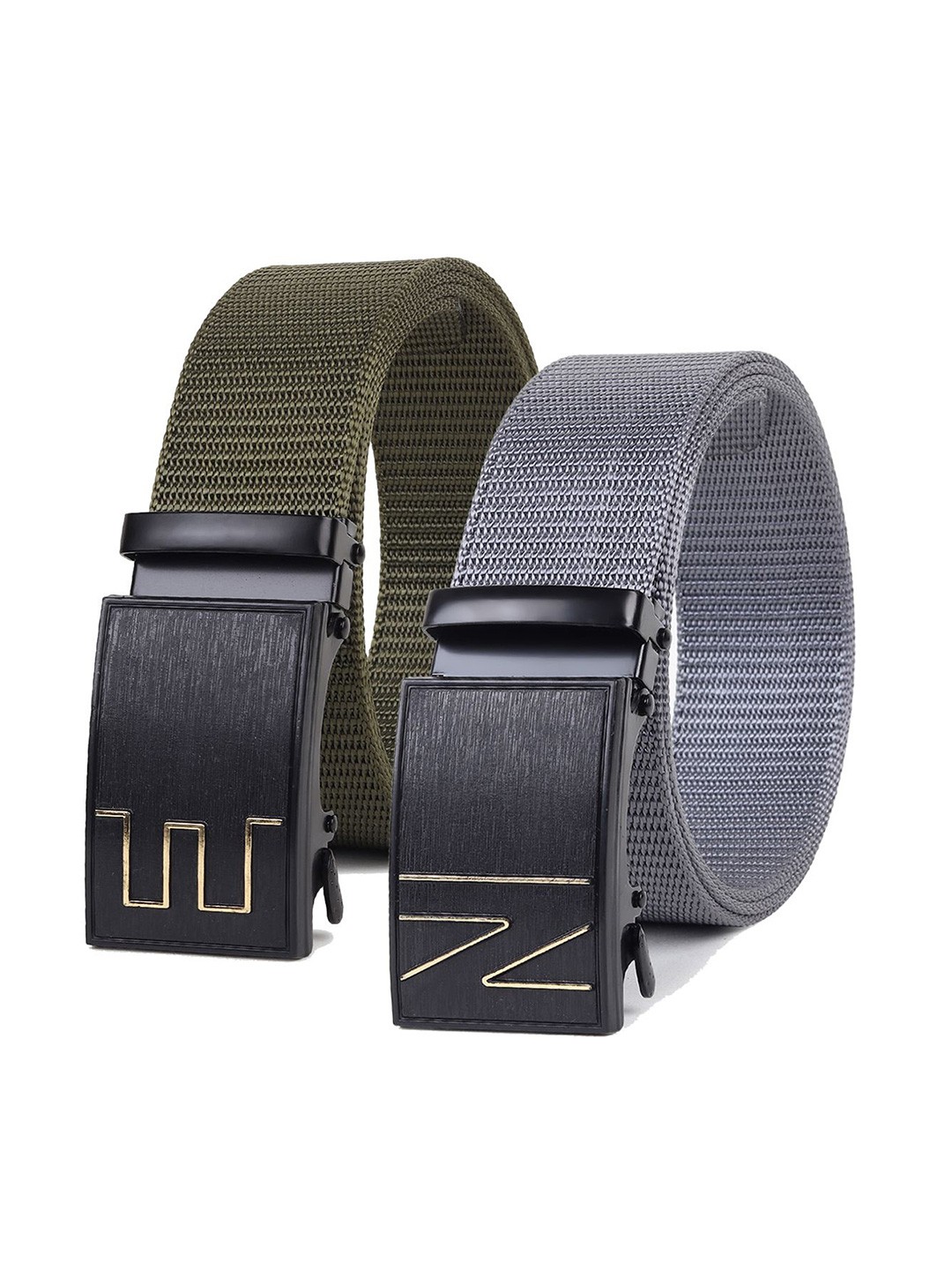 

Provogue Men Textured 2 Belt, Green
