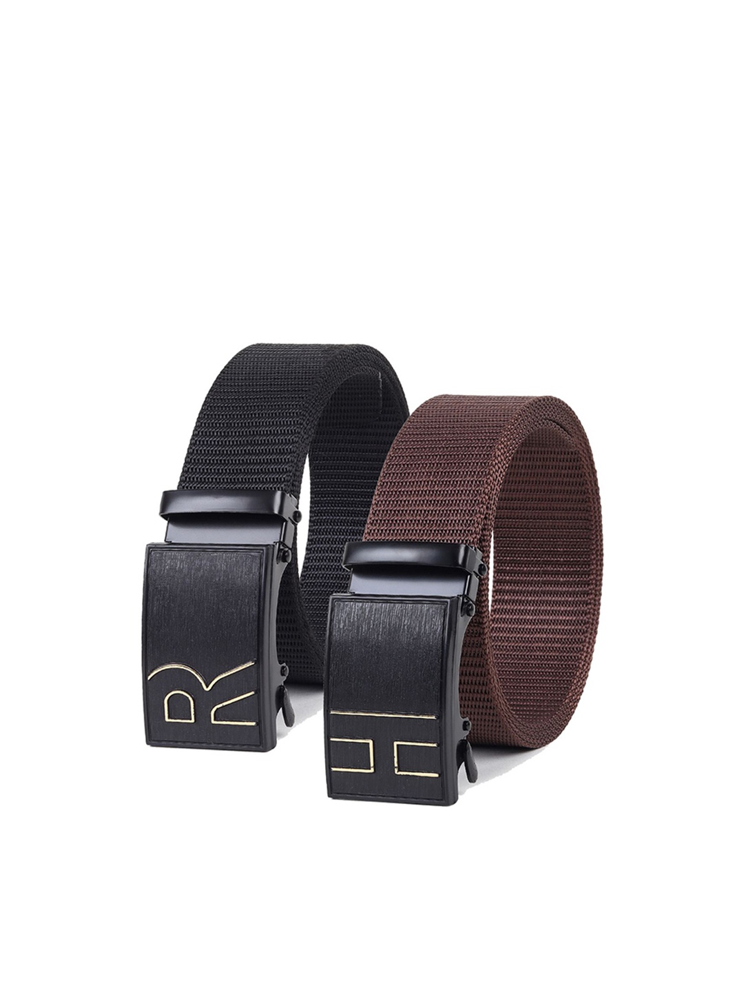 

Provogue Men Textured 2 Belt, Black