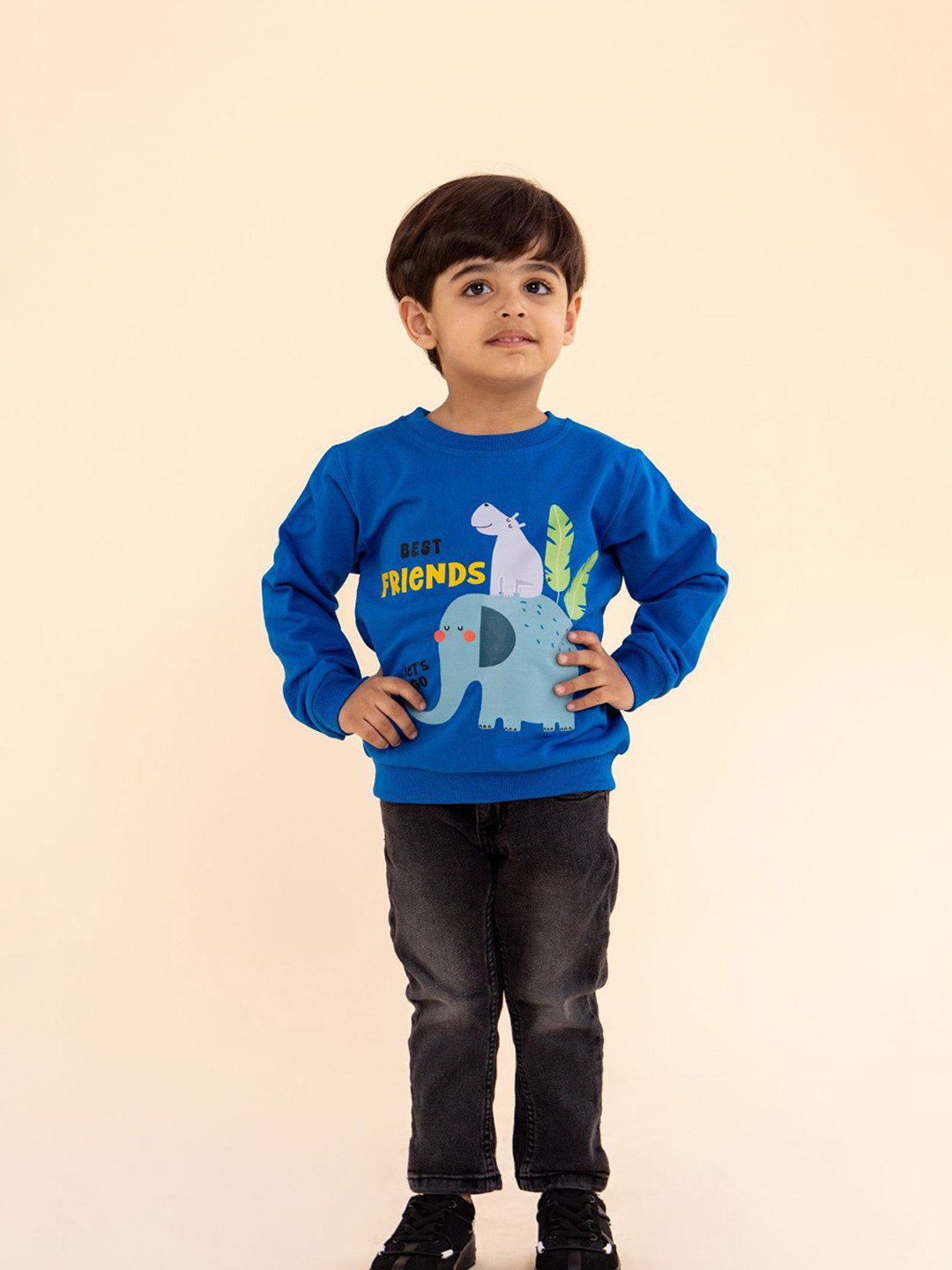 

TIDY SLEEP Boys Antimicrobial Printed Sweatshirt, Blue