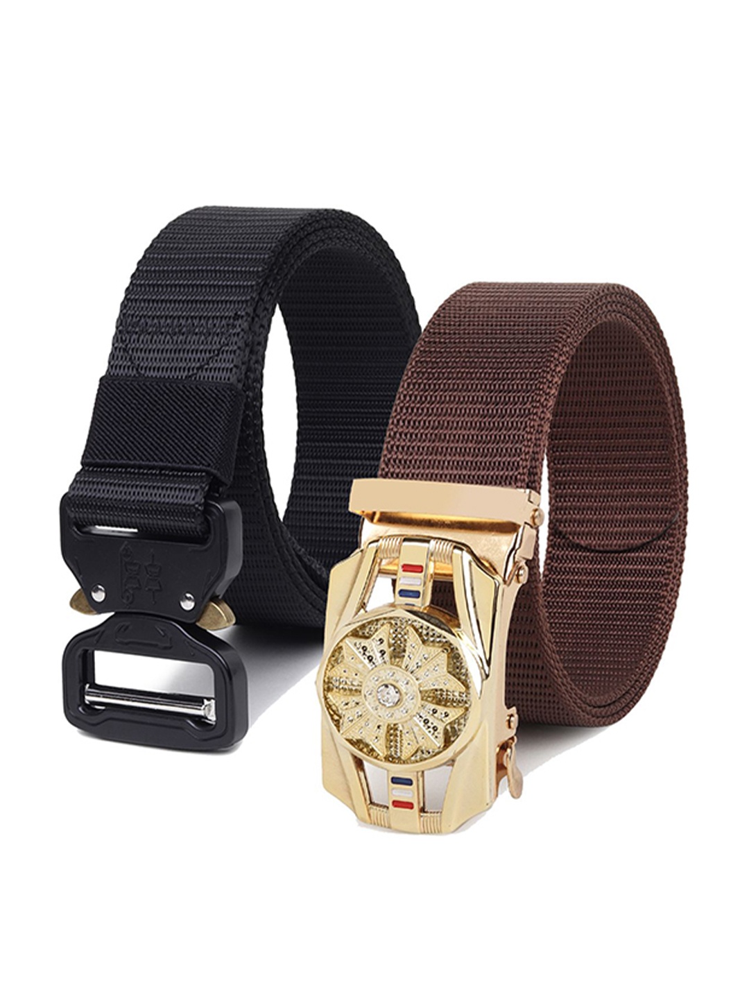 

Provogue Men Pack Of 2 Textured Belt, Brown