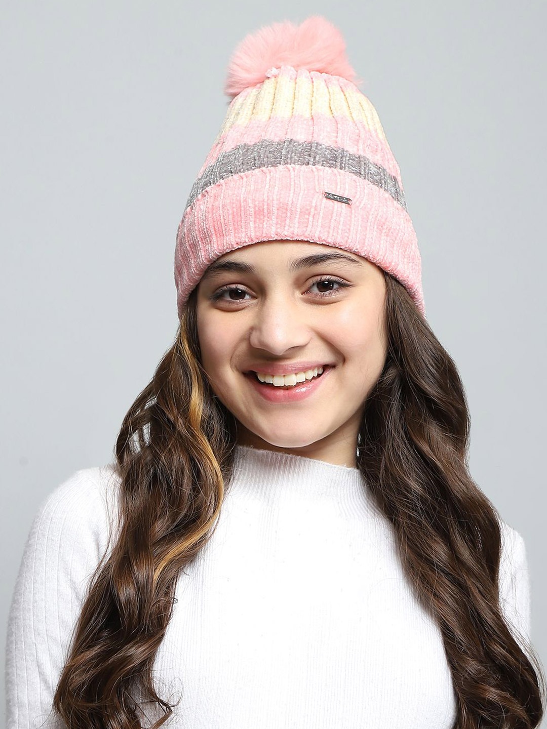 

Monte Carlo Boys Woollen Beanie, Pink