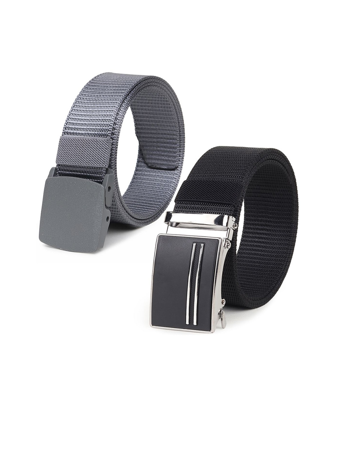 

Provogue Men Textured 2 Belt, Grey