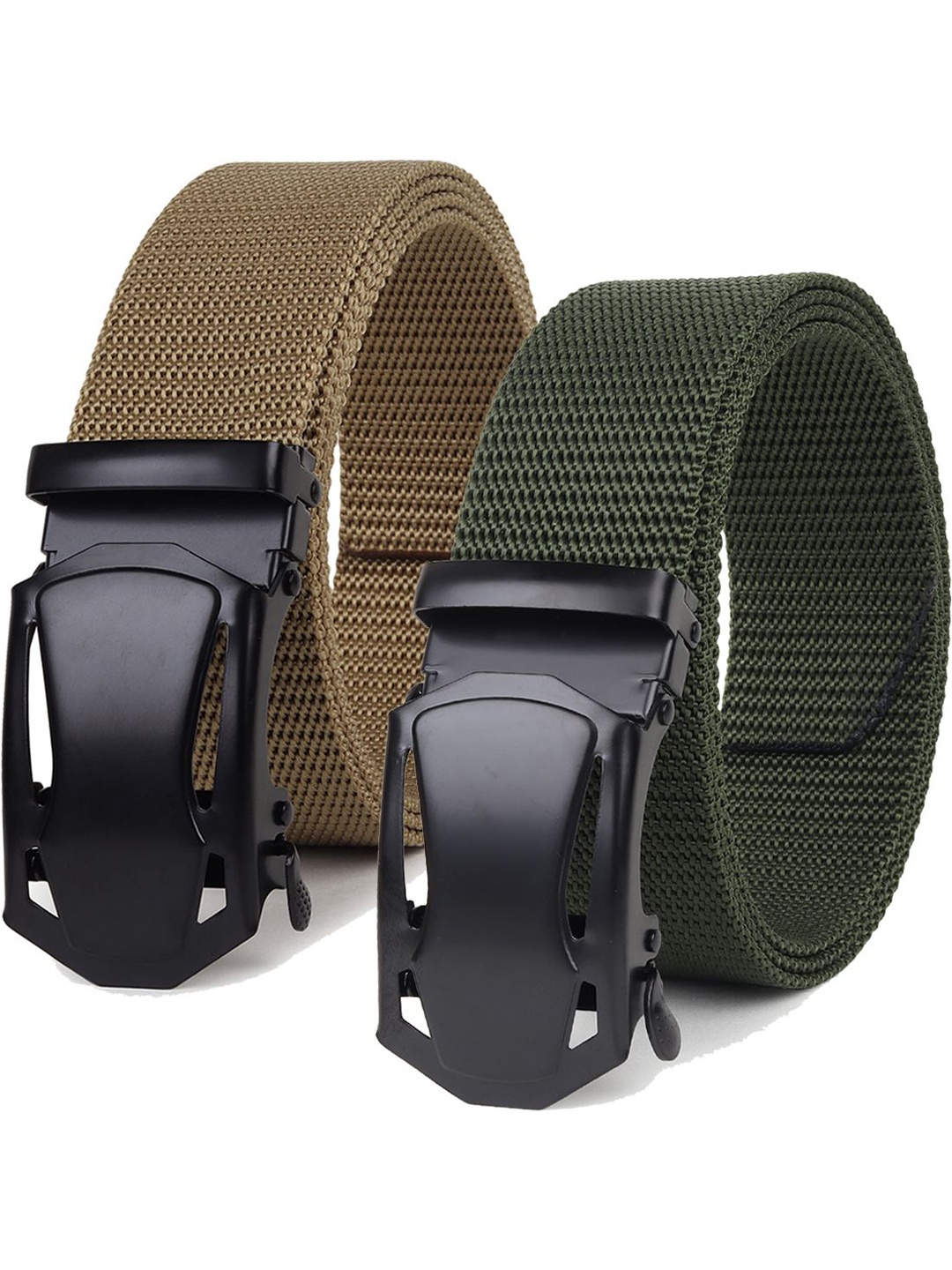 

Provogue Men Textured 2 Belt, Green