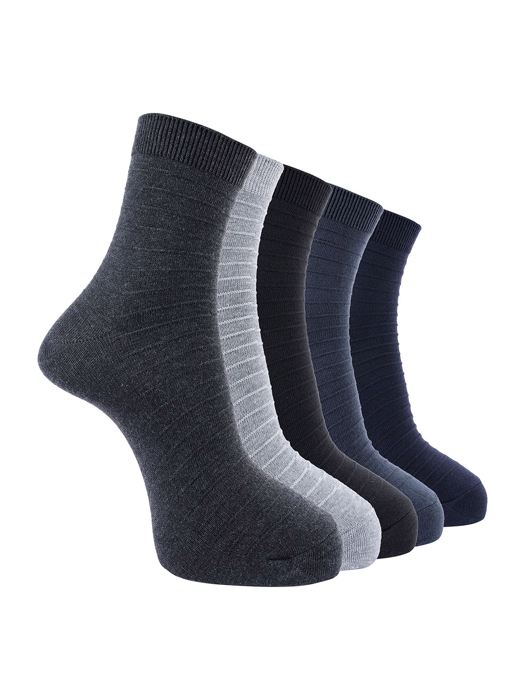 

Dollar Men Pack of 5 Ankle Length Socks, Multi