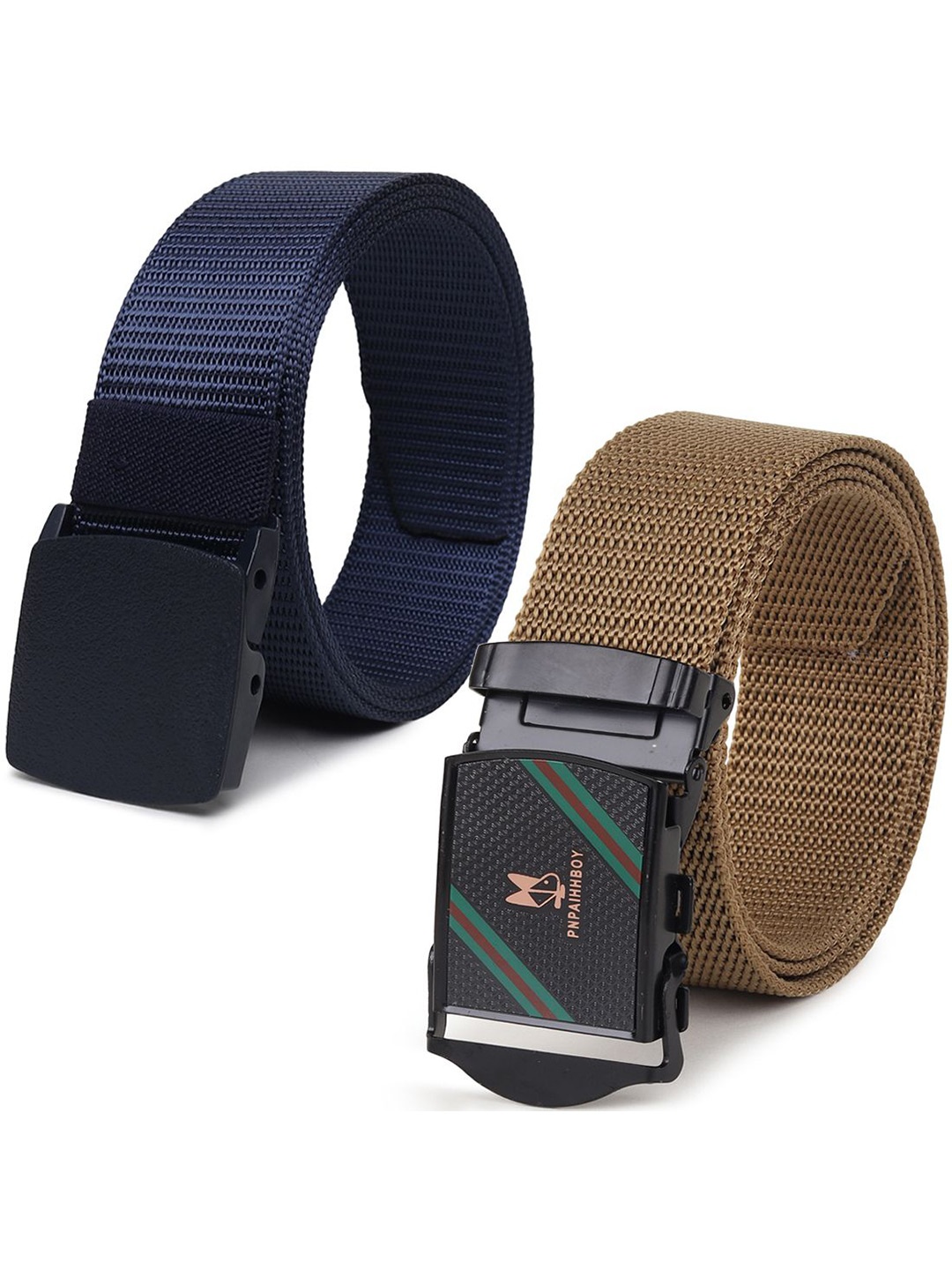 

Provogue Men Textured 2 Belt, Blue