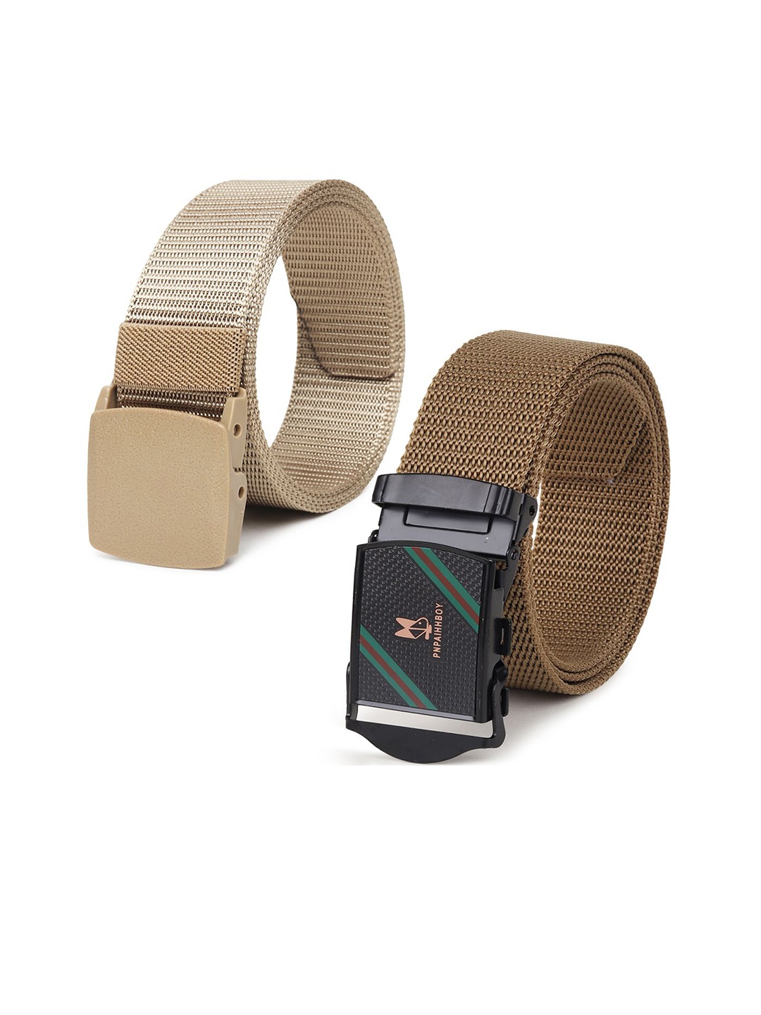 

Provogue Men Pack Of 2 Textured Belt, Cream