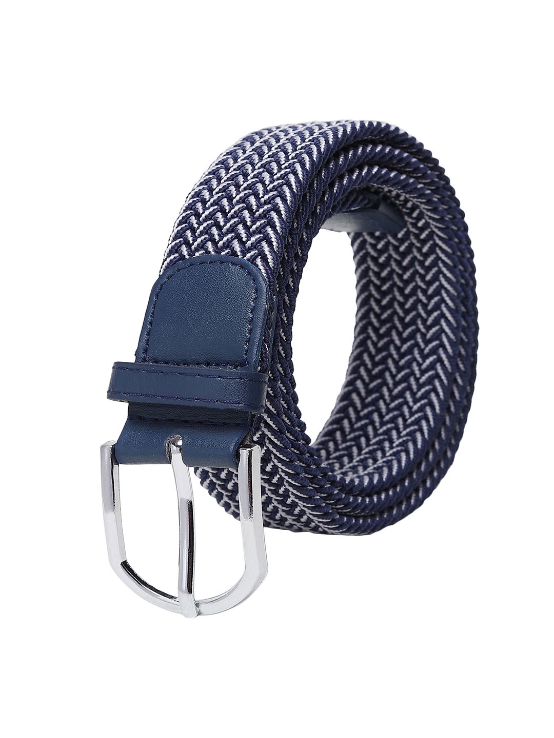 

Metronaut Men Textured Belt, Blue