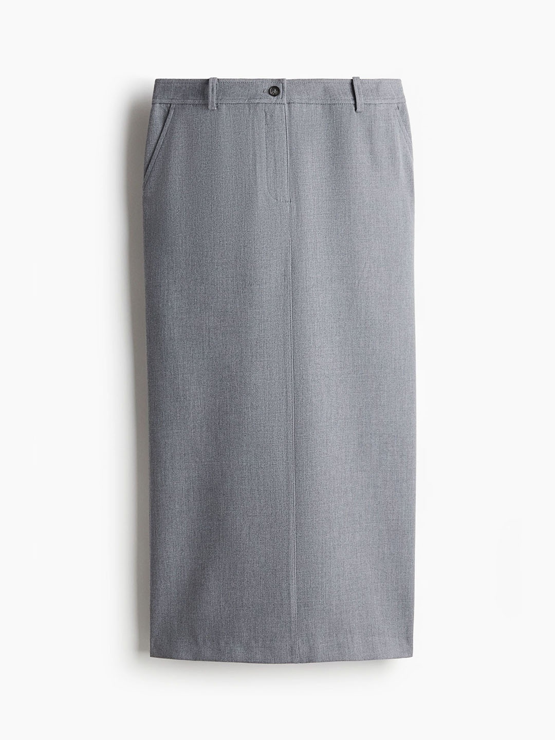 

H&M Twill Pencil Skirt, Grey