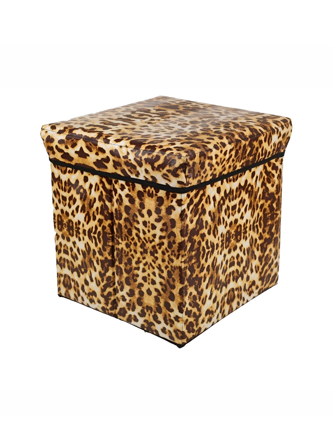 

Black gold Brown Chitha Animal Printed Regular Multi-Utility Organiser