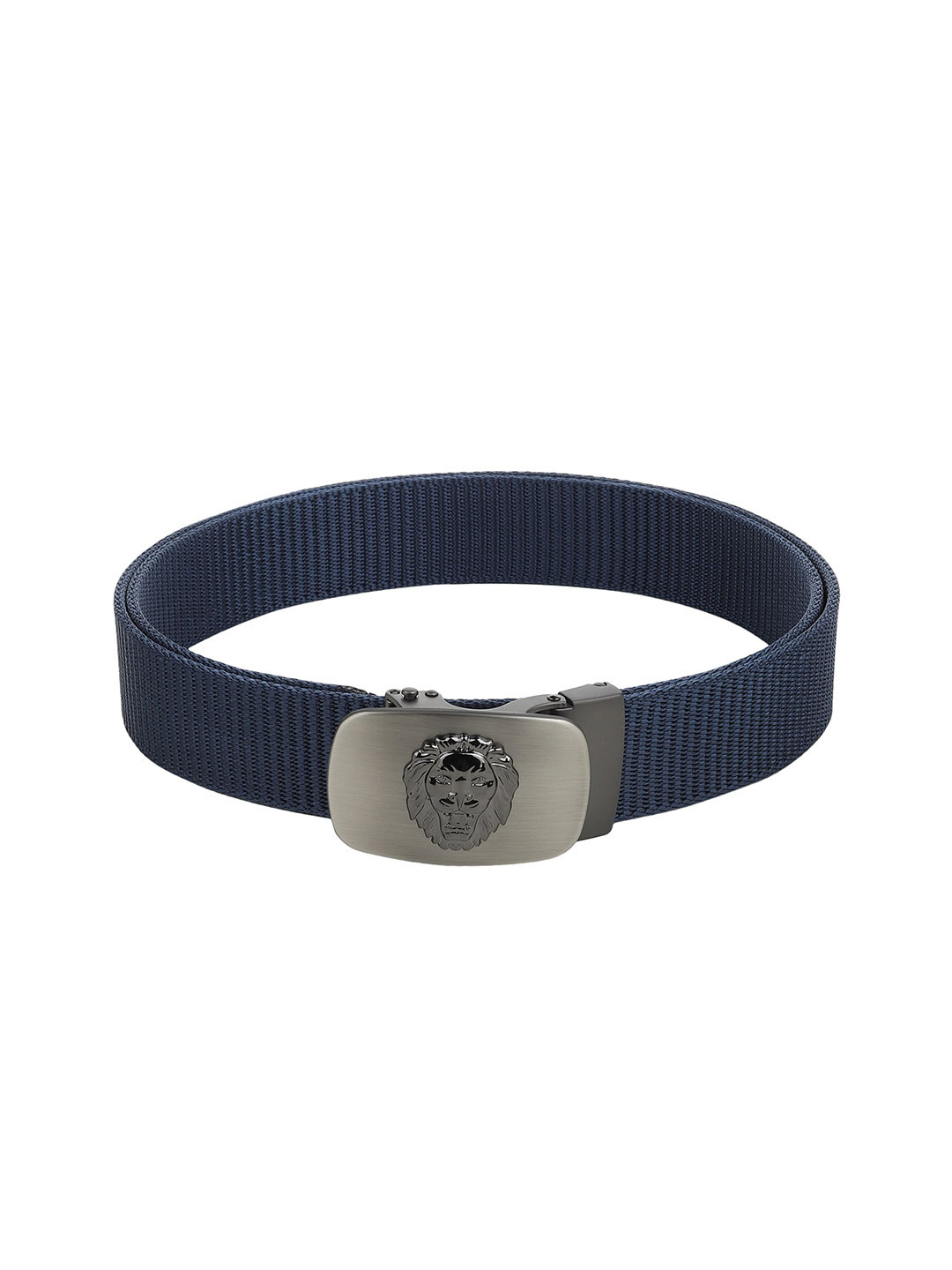 

Metronaut Men Textured Belt, Blue