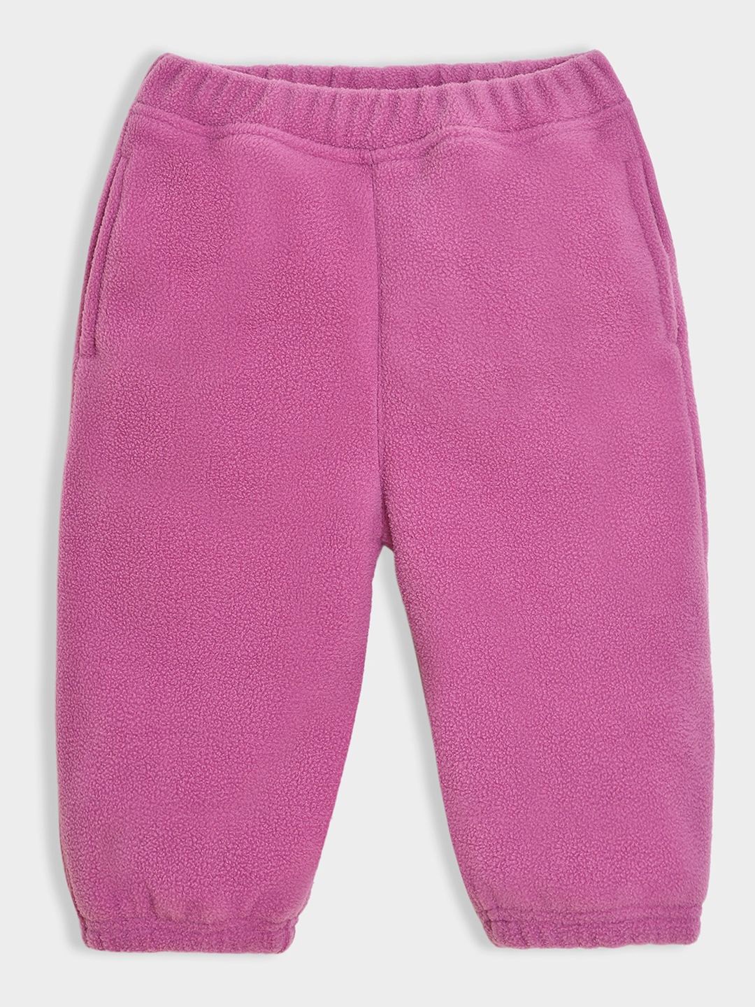 

MiArcus Girls Mid-Rise Knitted Solid Lounge Pant, Purple