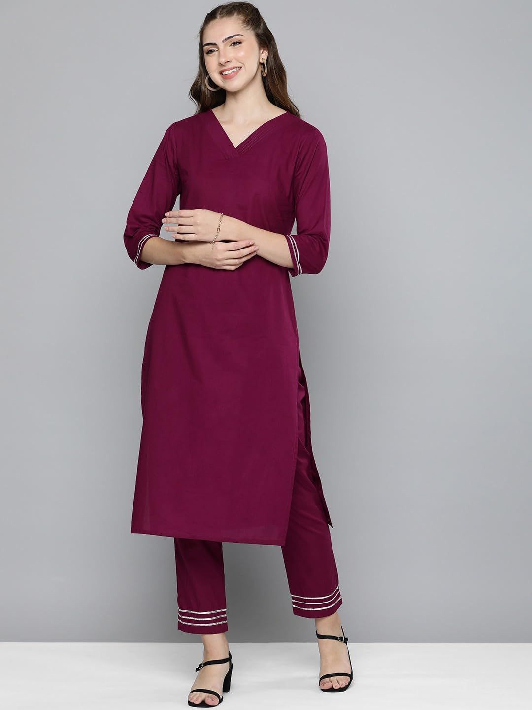 

13-Star A-Line Midi Dress, Maroon