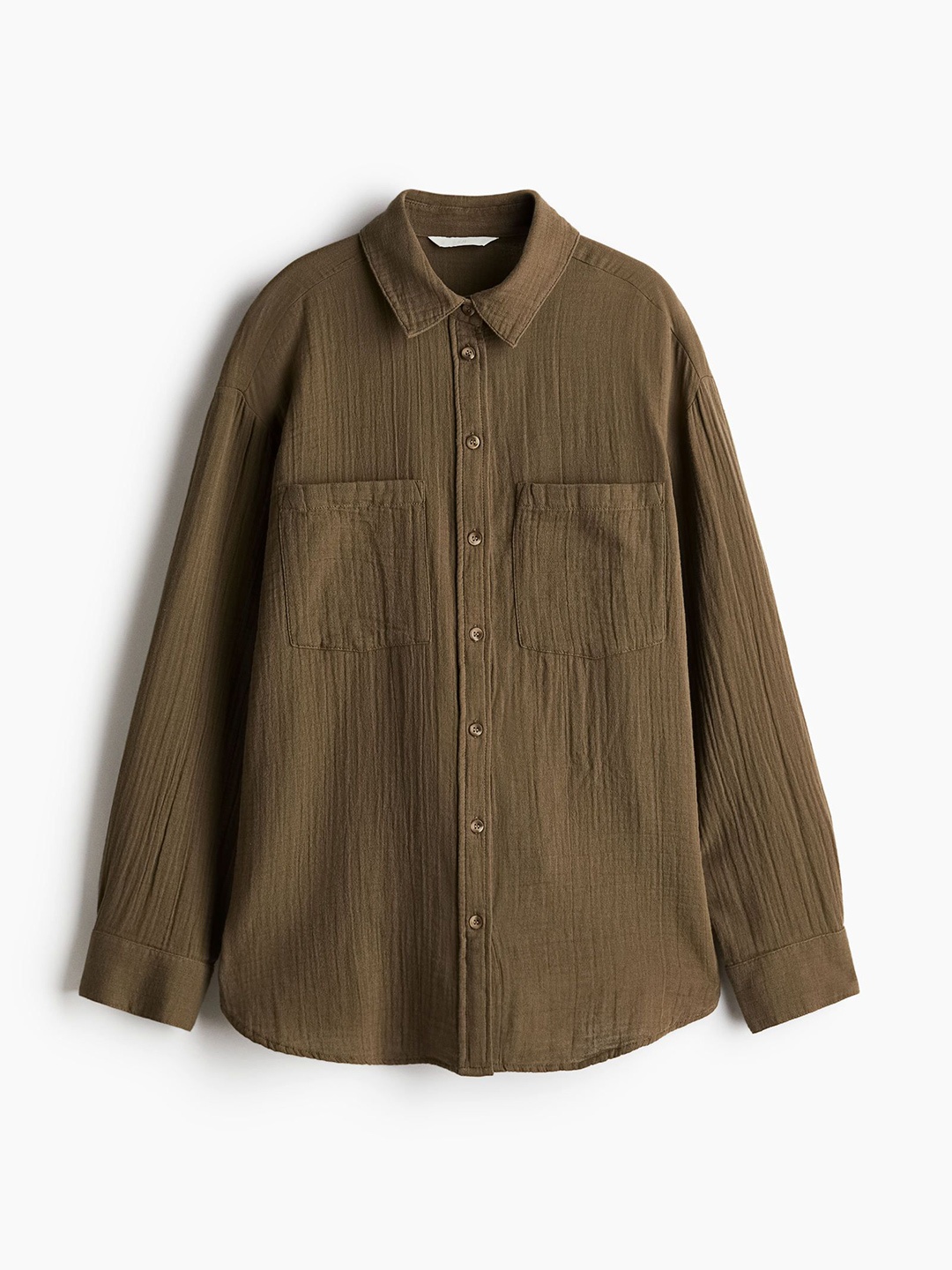 

H&M Cotton Shirt, Green