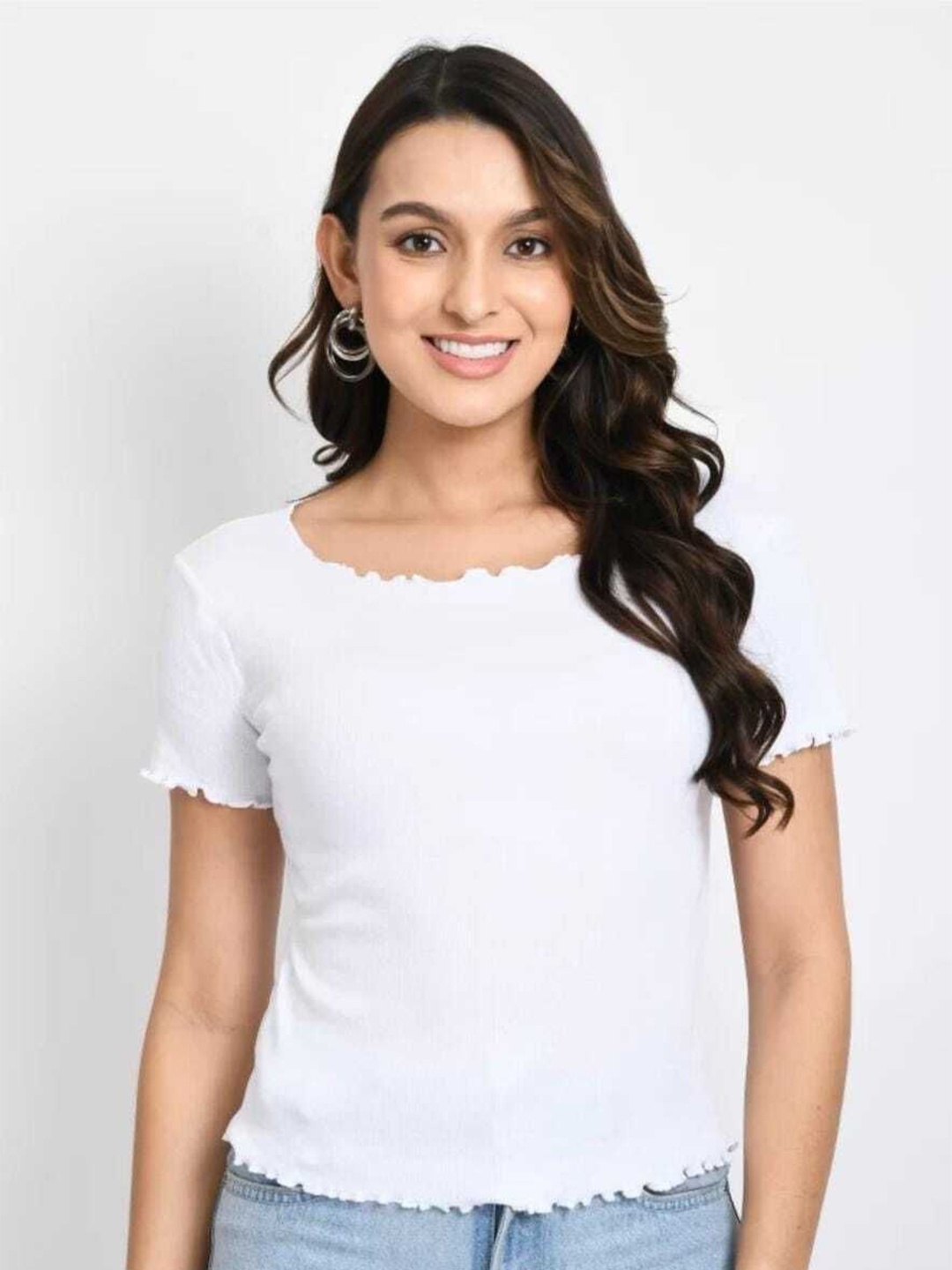 

Purser Cotton Top, White