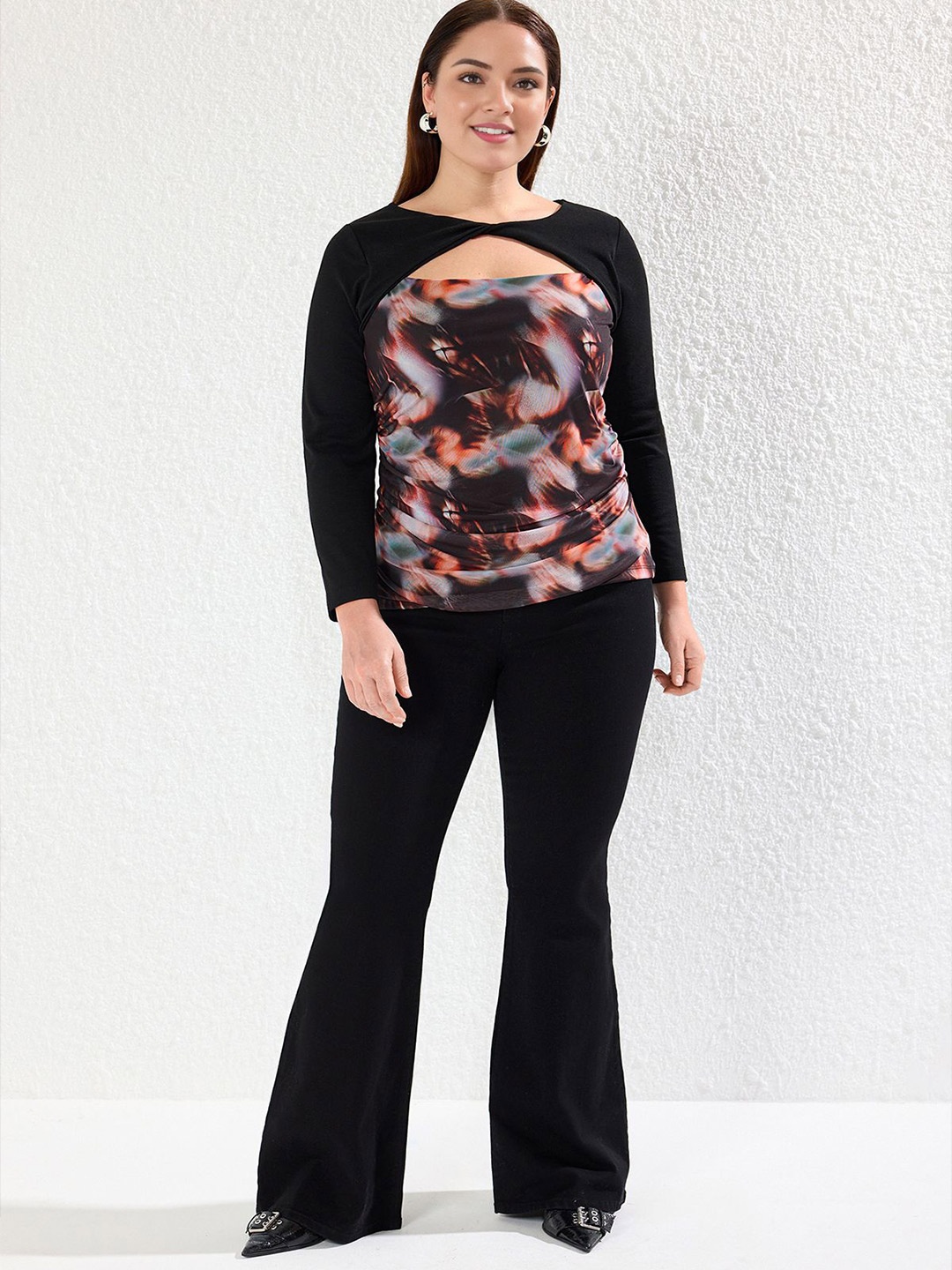 

Trendyol Print Top, Na