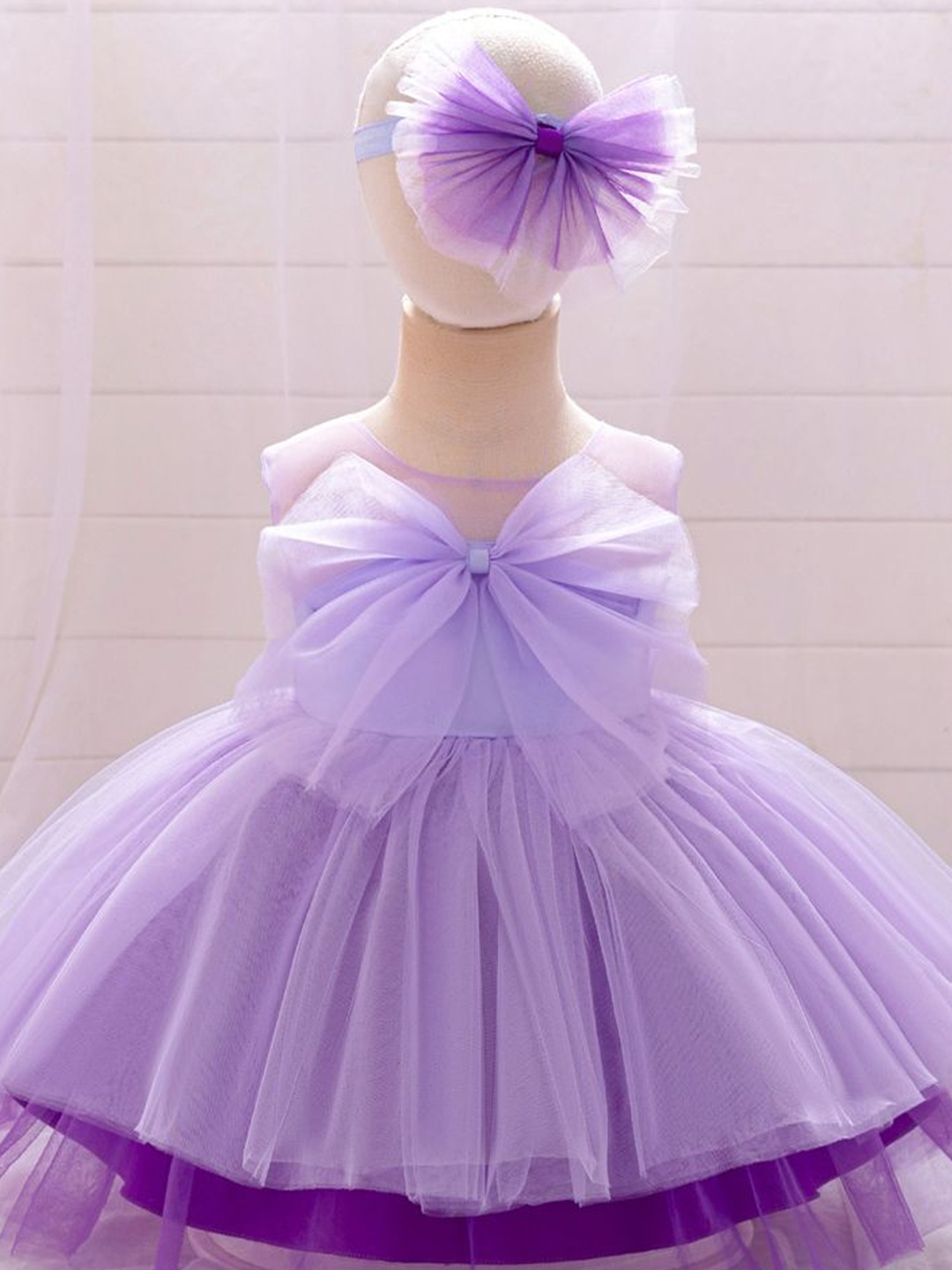 

LULU & SKY Empire Dress, Purple