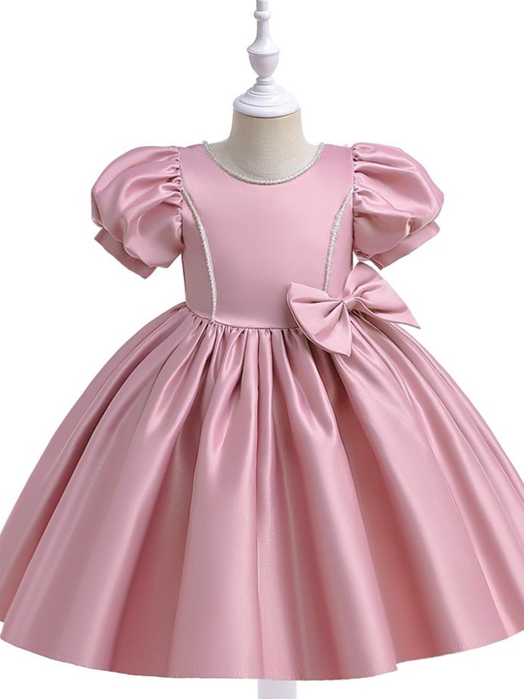

LULU & SKY Girls Fit & Flare Dress, Pink