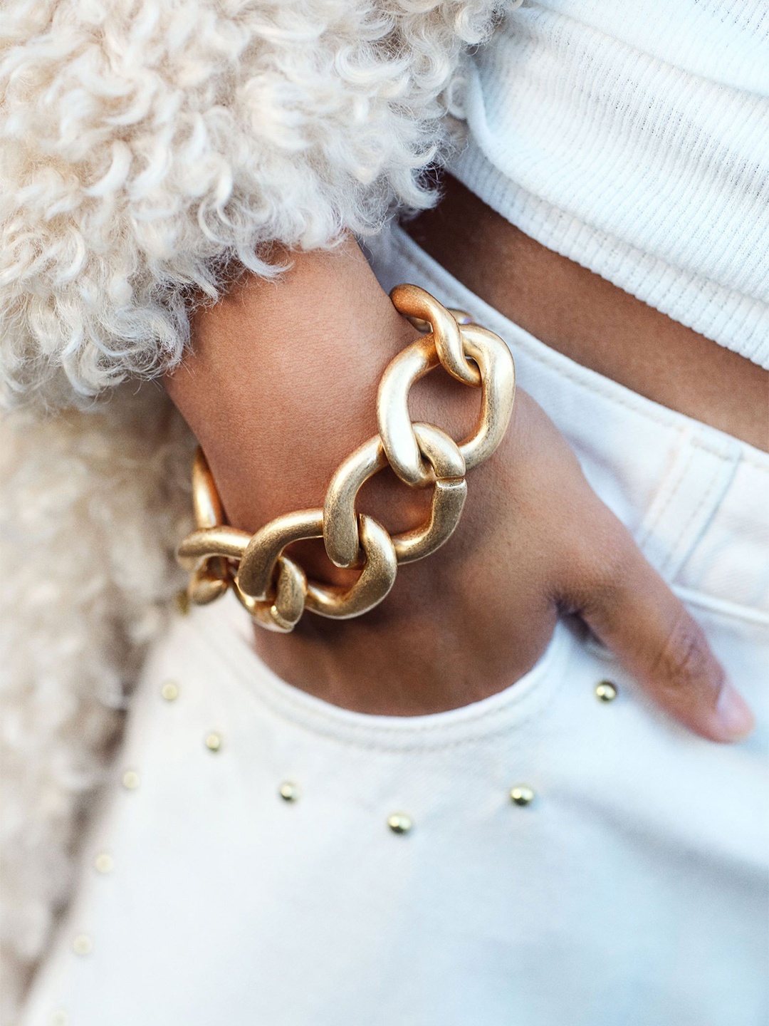 

H&M Chunky Bracelet, Yellow