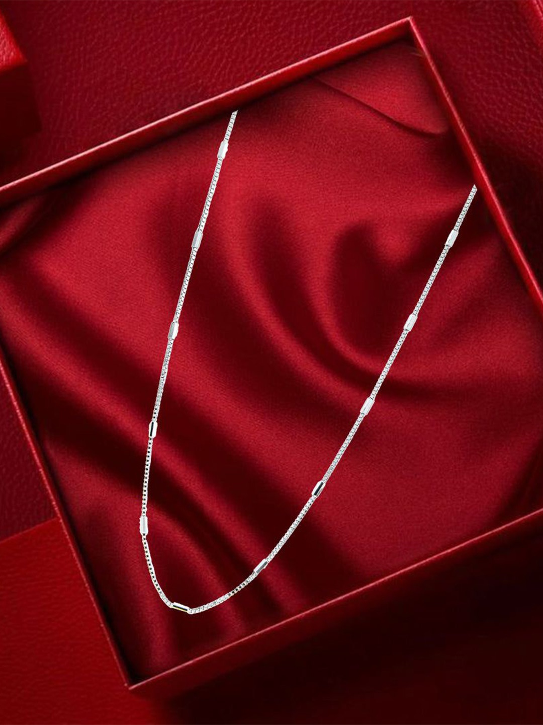 

Nipura 925 Sterling Silver Rhodium-Plated Chain