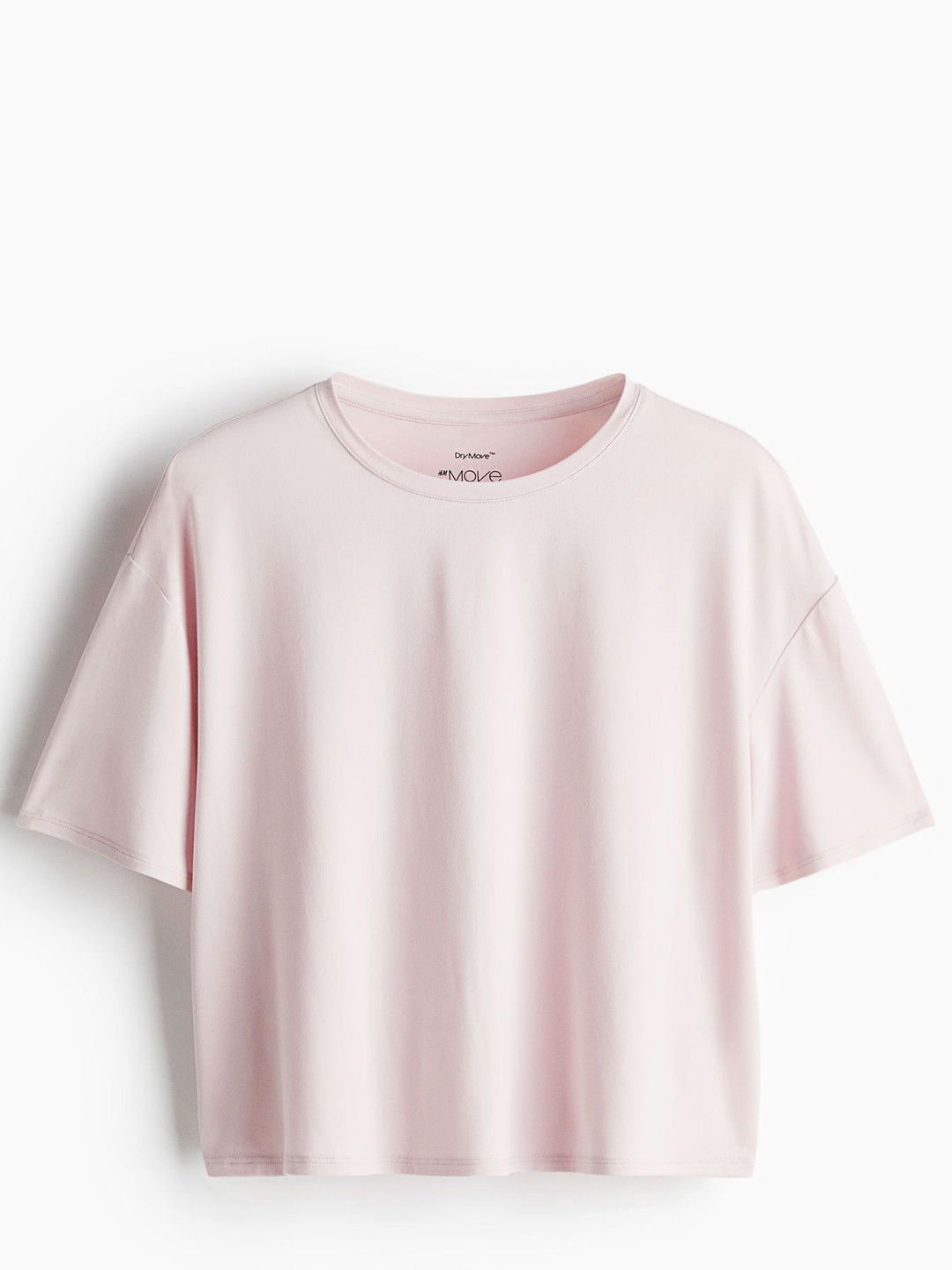 

H&M Boxy-Style Sports Top In DryMove, Pink