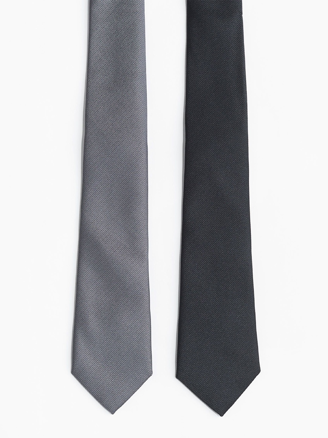 

H&M 2-Pack Ties, Grey