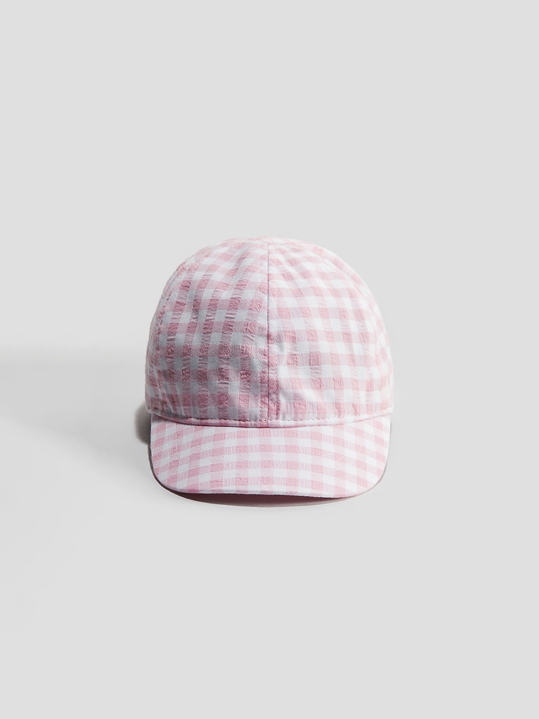 

H&M Bow-Detail Seersucker Cap, Pink