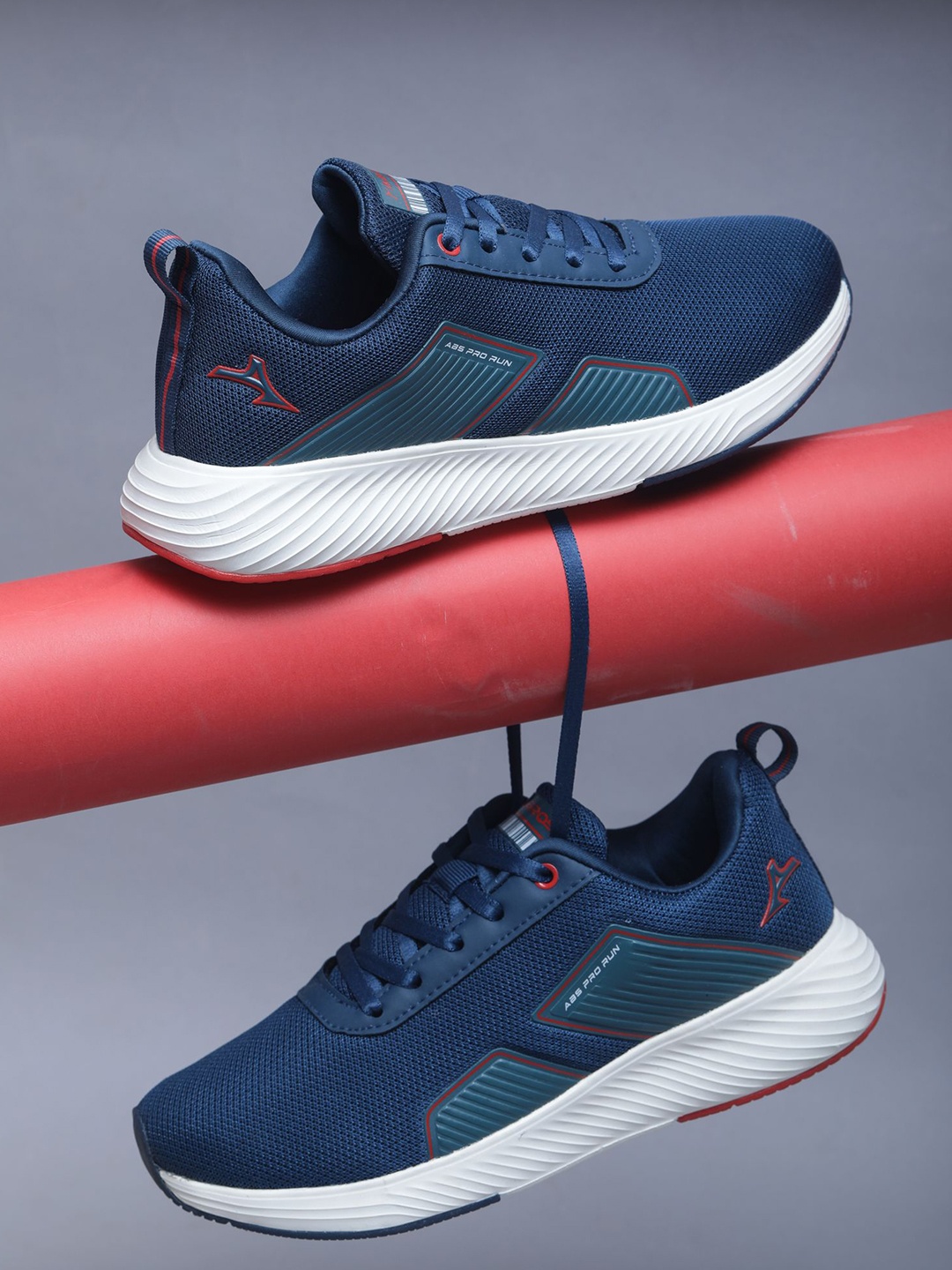 

ABROS Men SAGE Mesh Air Running Lace-Up Sports Shoes, Teal