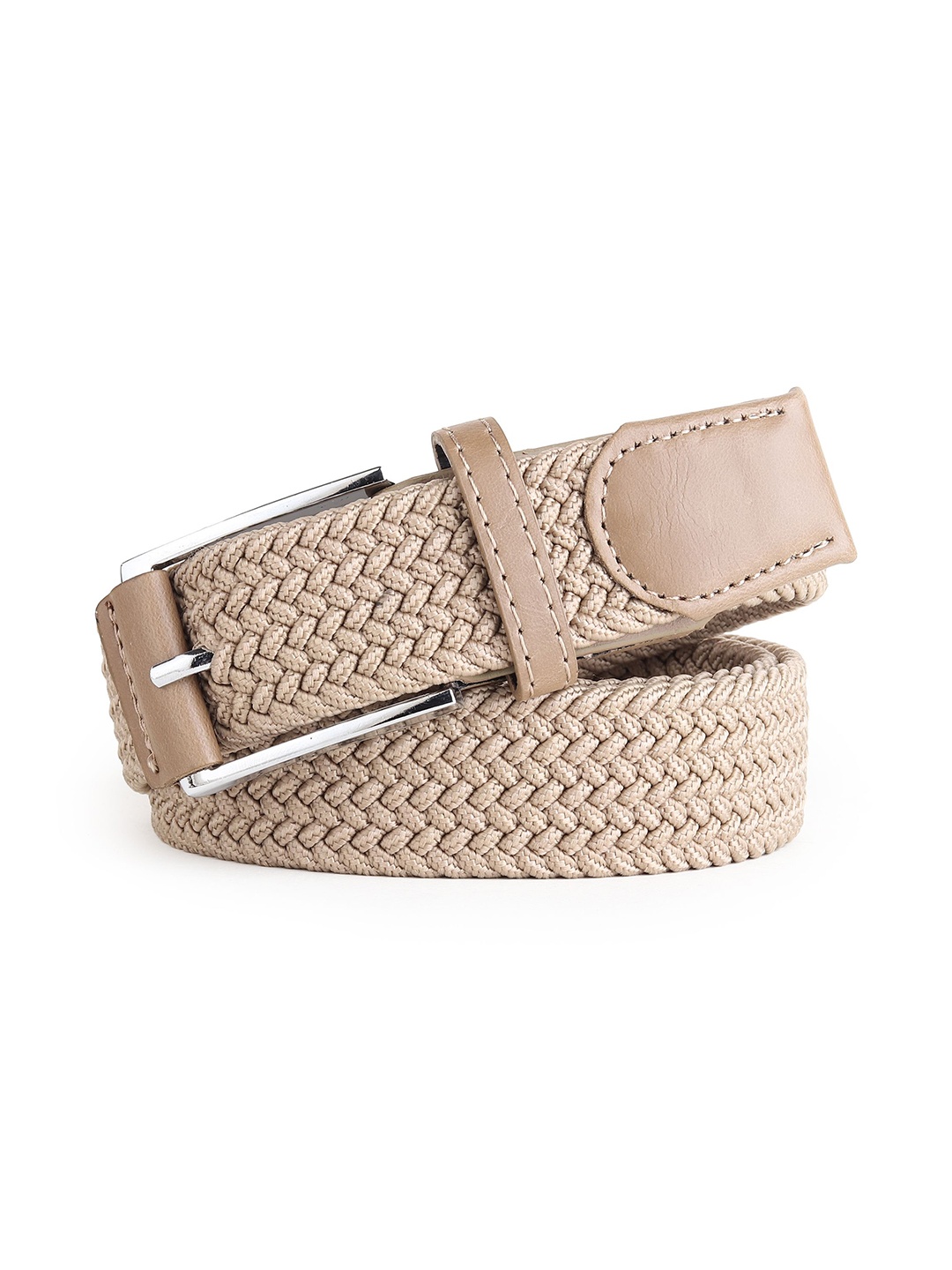 

Metronaut Men Textured Belt, Beige