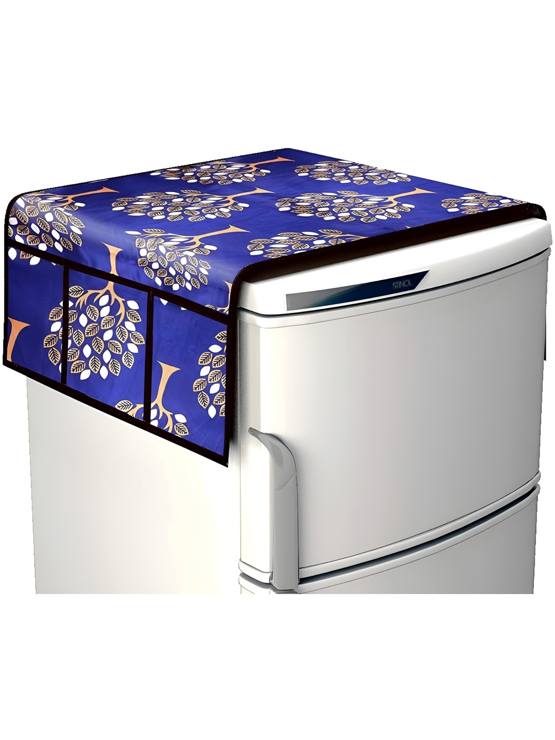 

Dakshya Industries Blue & White Tree Printed Refrigerator Appliance Cover