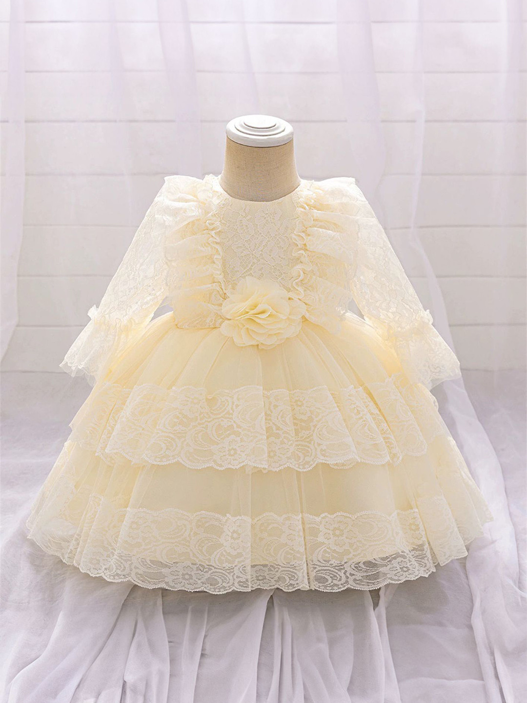 

LULU & SKY Fit & Flare Dress, Yellow