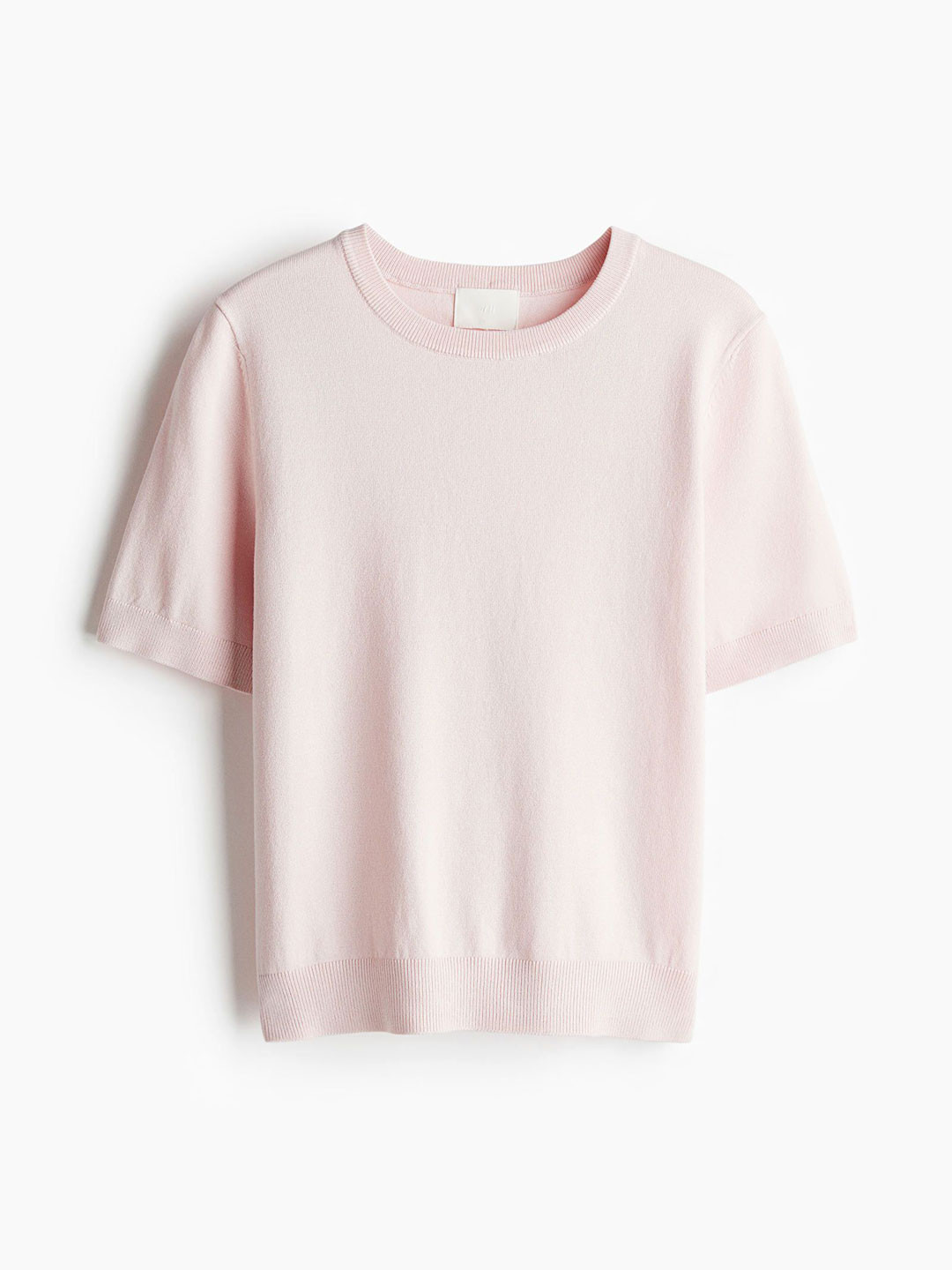 

H&M Fine-Knit Top, Pink