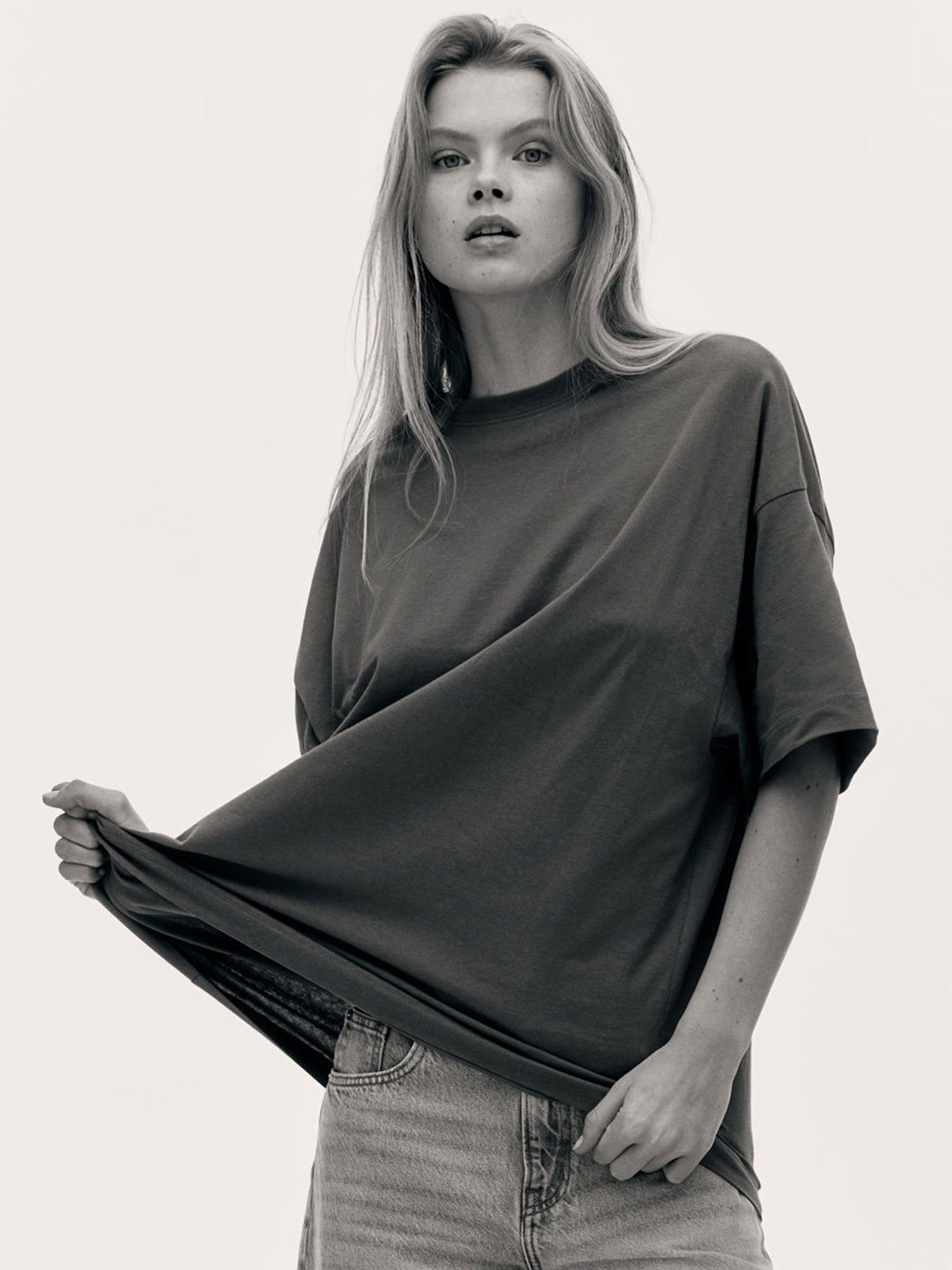 

H&M Oversized T-shirt, Grey