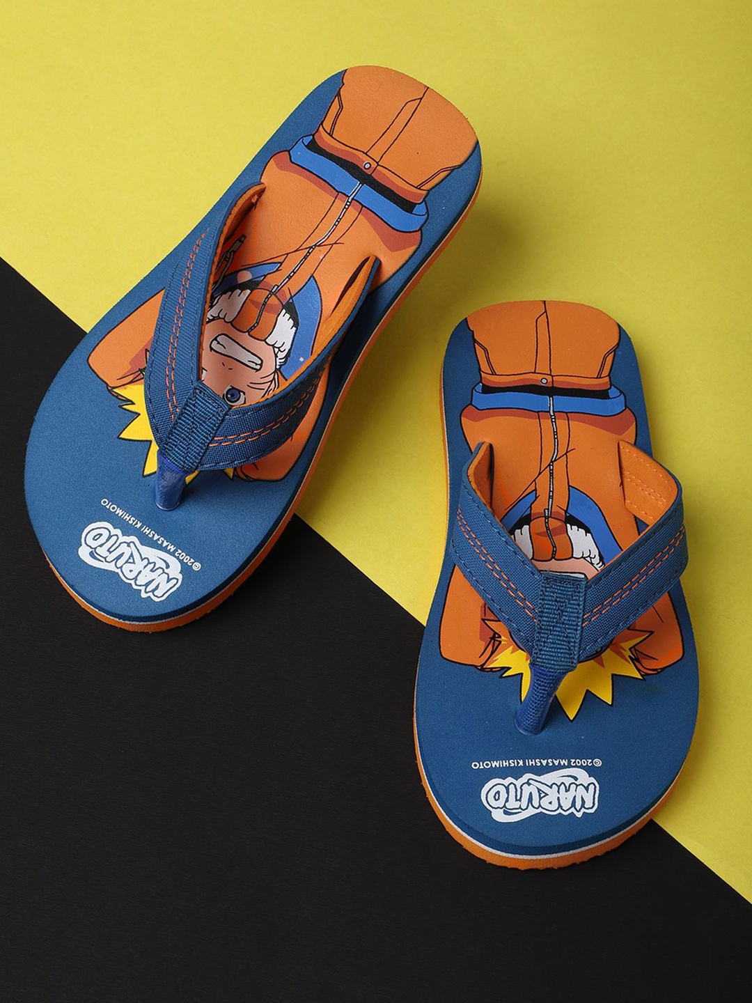 

Kids Ville Boys Naruto Printed Thong Flip-Flops, Blue