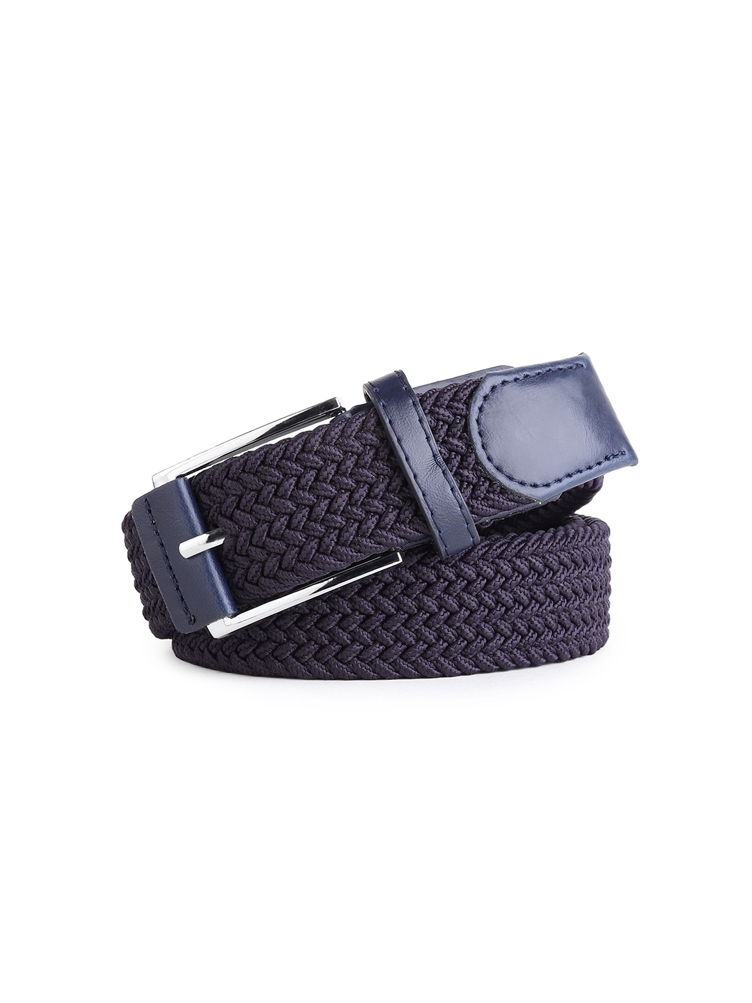 

Metronaut Men Braided Belt, Blue