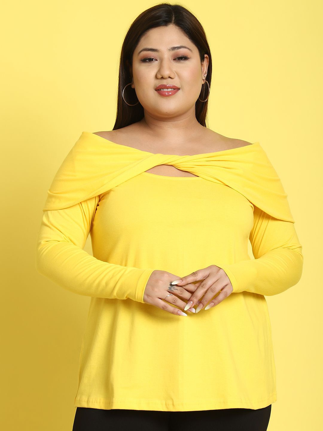 

theRebelinme Cotton Top, Mustard