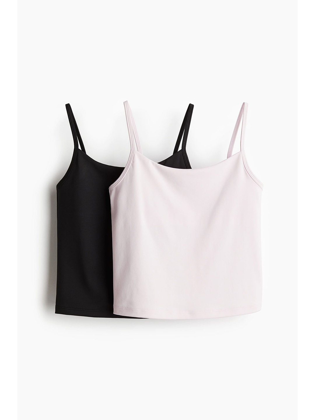 

H&M 2-Pack Sports Tops In DryMove, Pink