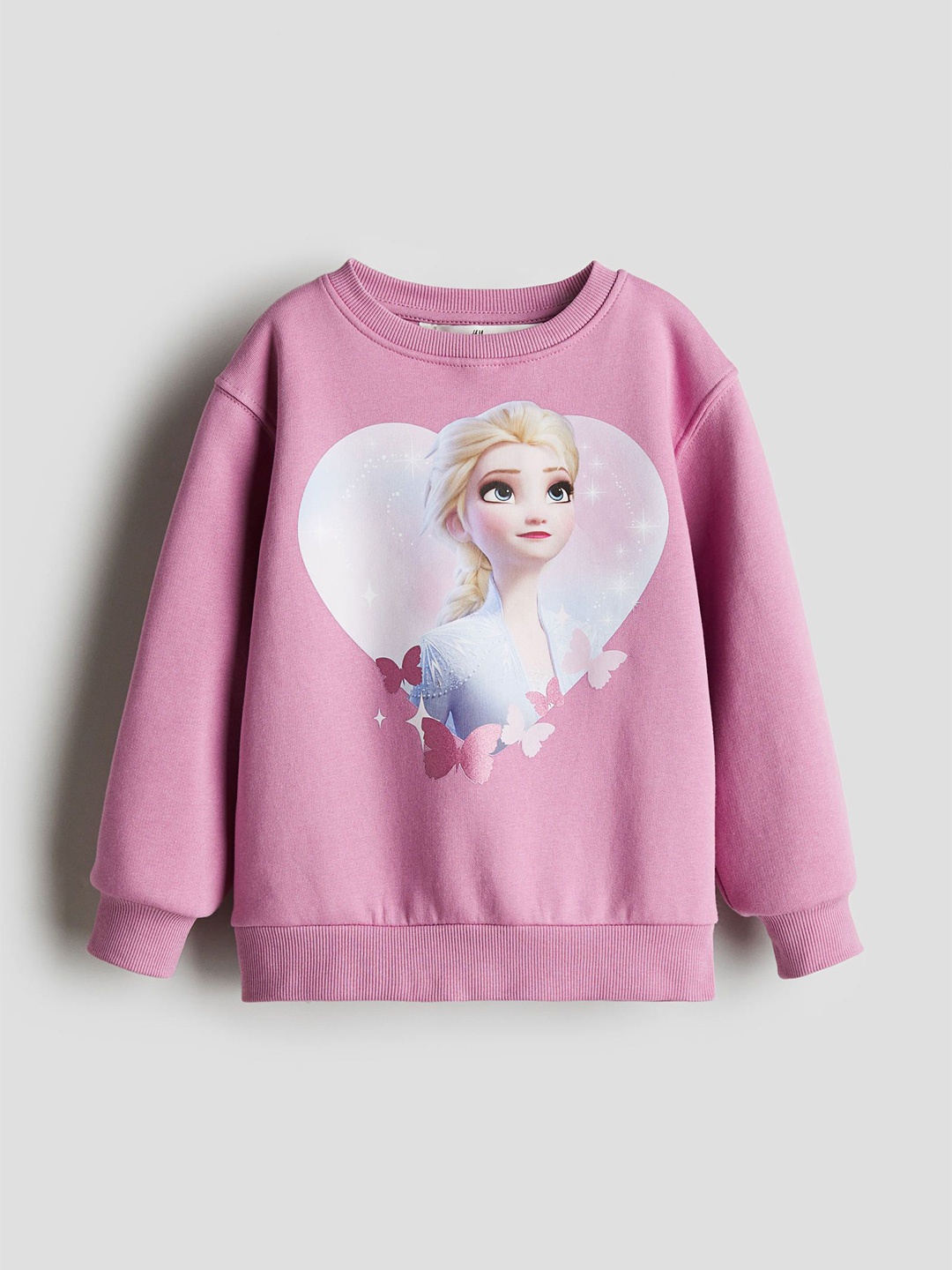 

H&M Girls Printed Sweatshirt, Pink