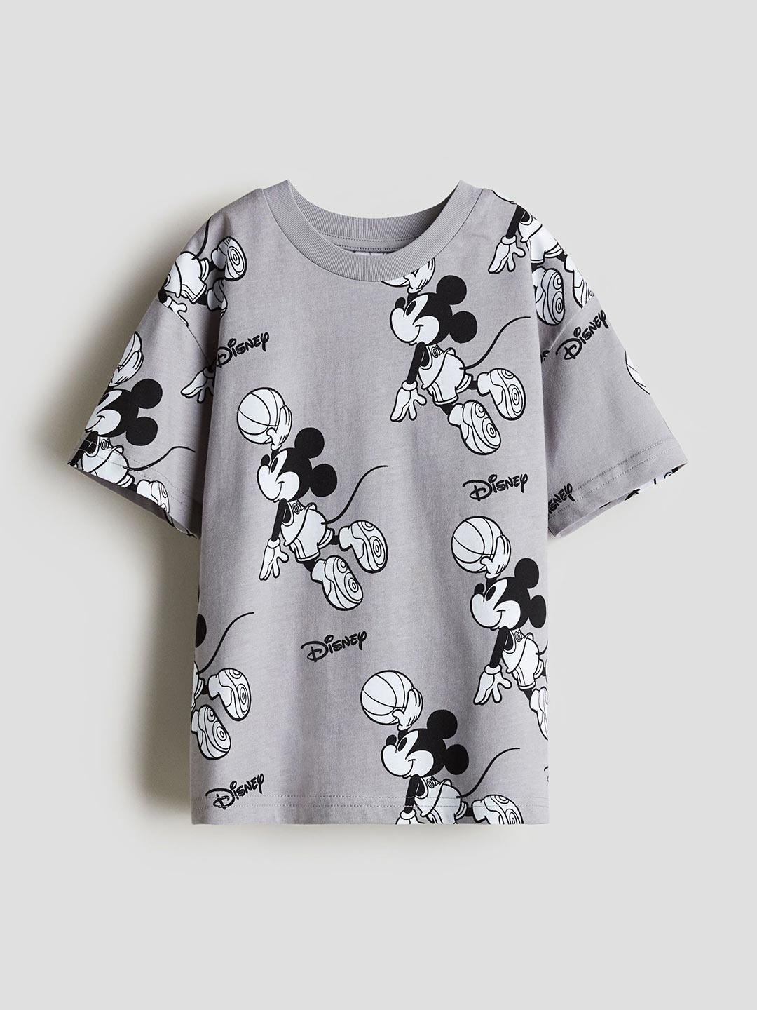 

H&M Printed T-shirt, Grey