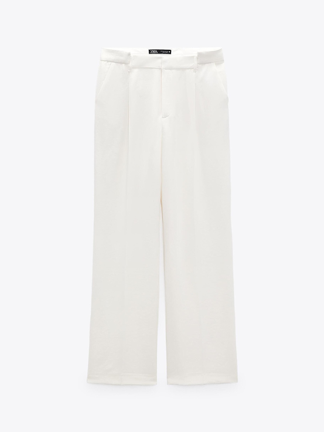 

ZARA Women Trousers, White