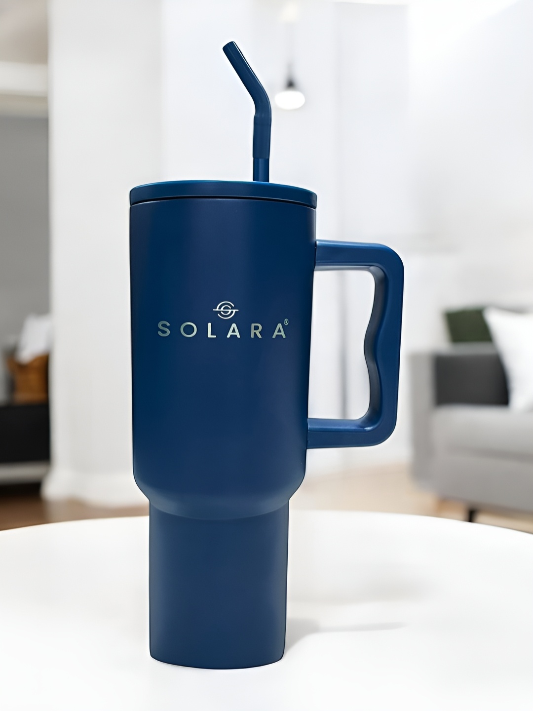 

Solara Blue Stainless Steel Insulated Tumbler,1200 ML- Morroccan Blue