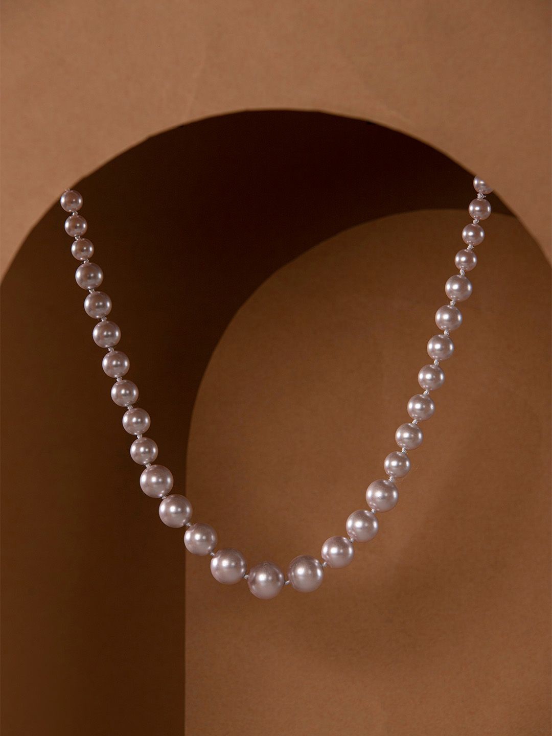 

Priyaasi Gold-Plated Pearls Beaded Necklace, White