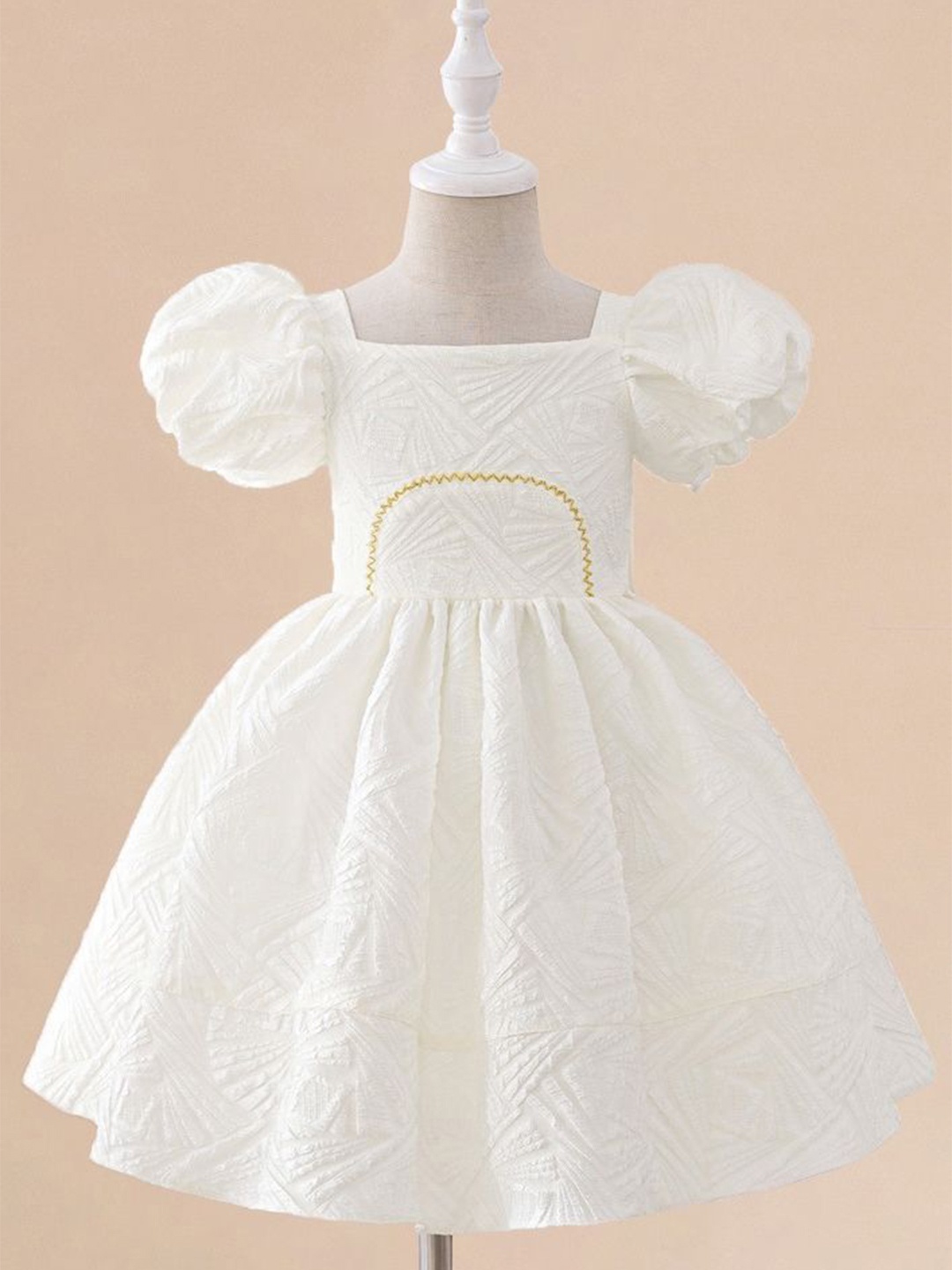 

LULU & SKY Fit & Flare Dress, White
