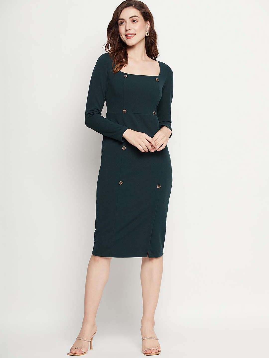 

Madame Women Sheath Dress, Green
