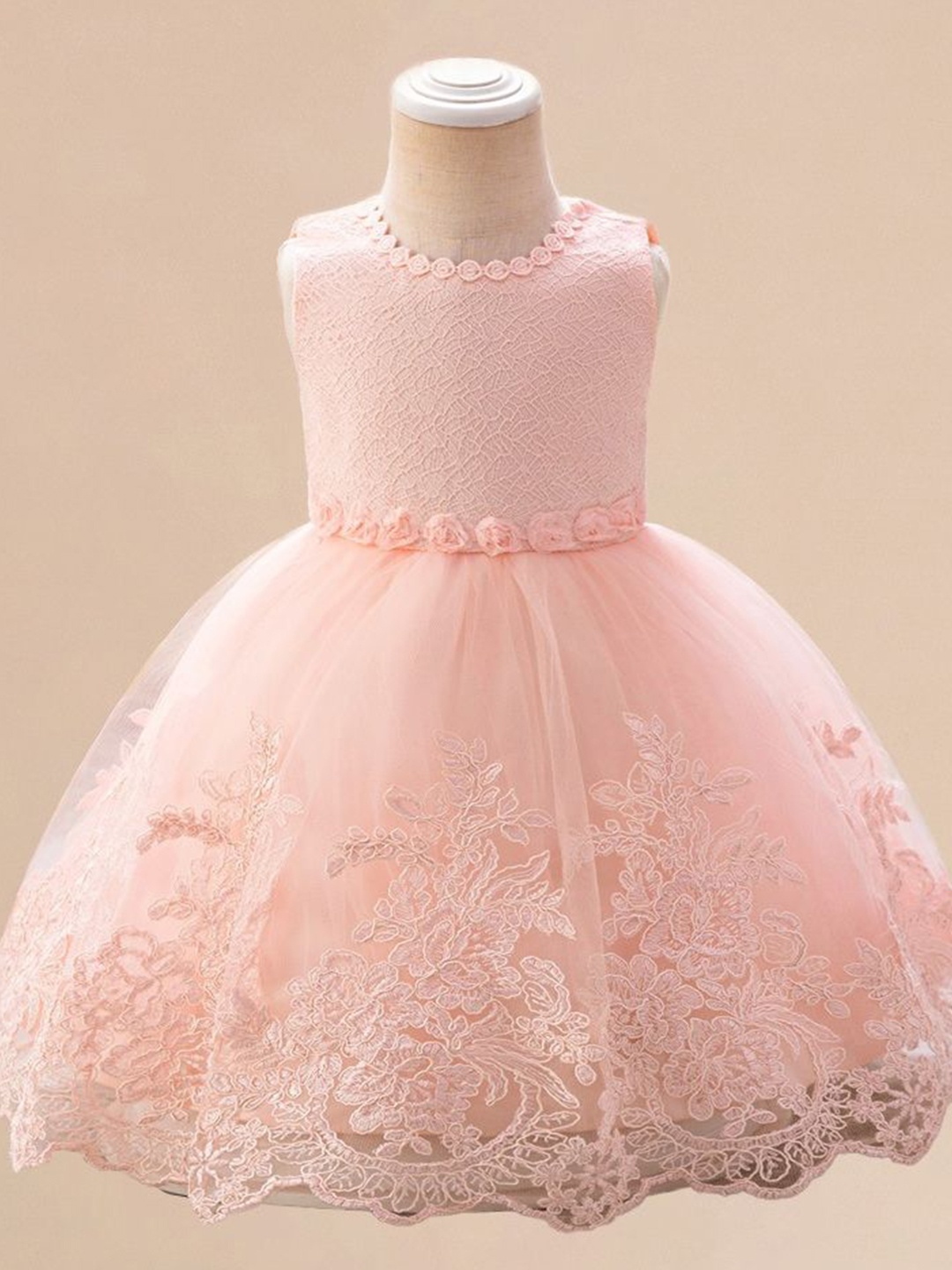 

LULU & SKY Girls Fit & Flare Dress, Pink