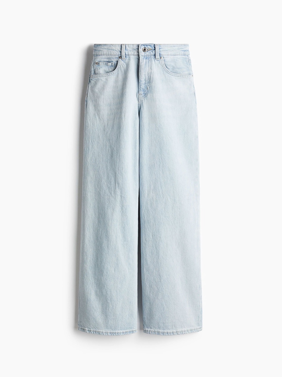 

H&M Wide High Jeans, Blue