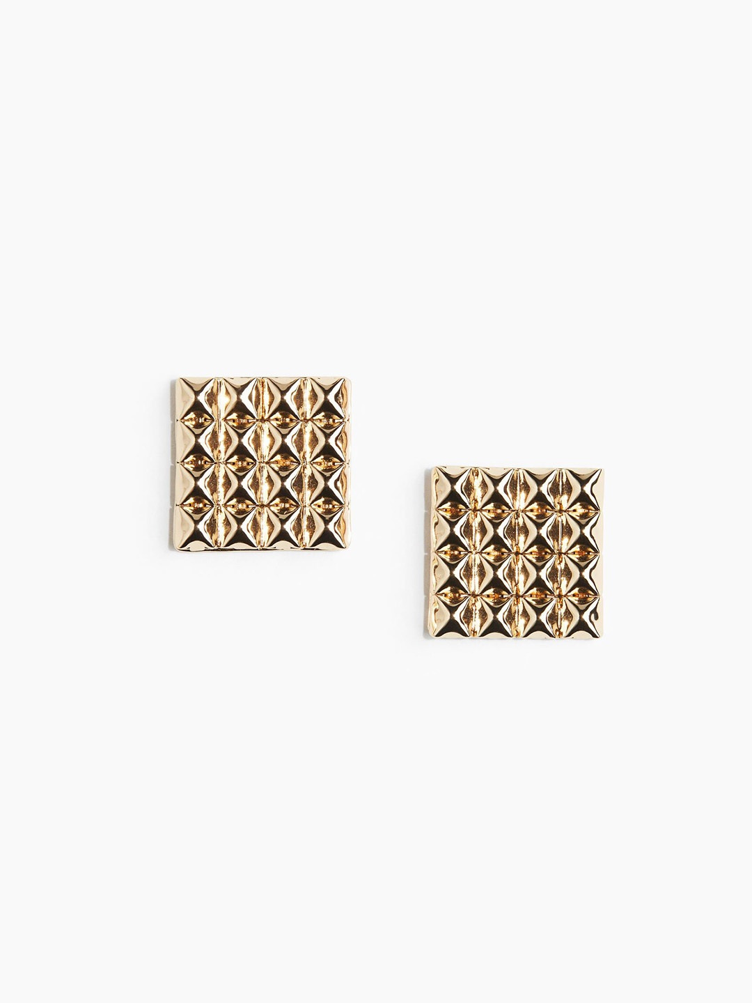 

H&M Square Stud Earrings, Gold