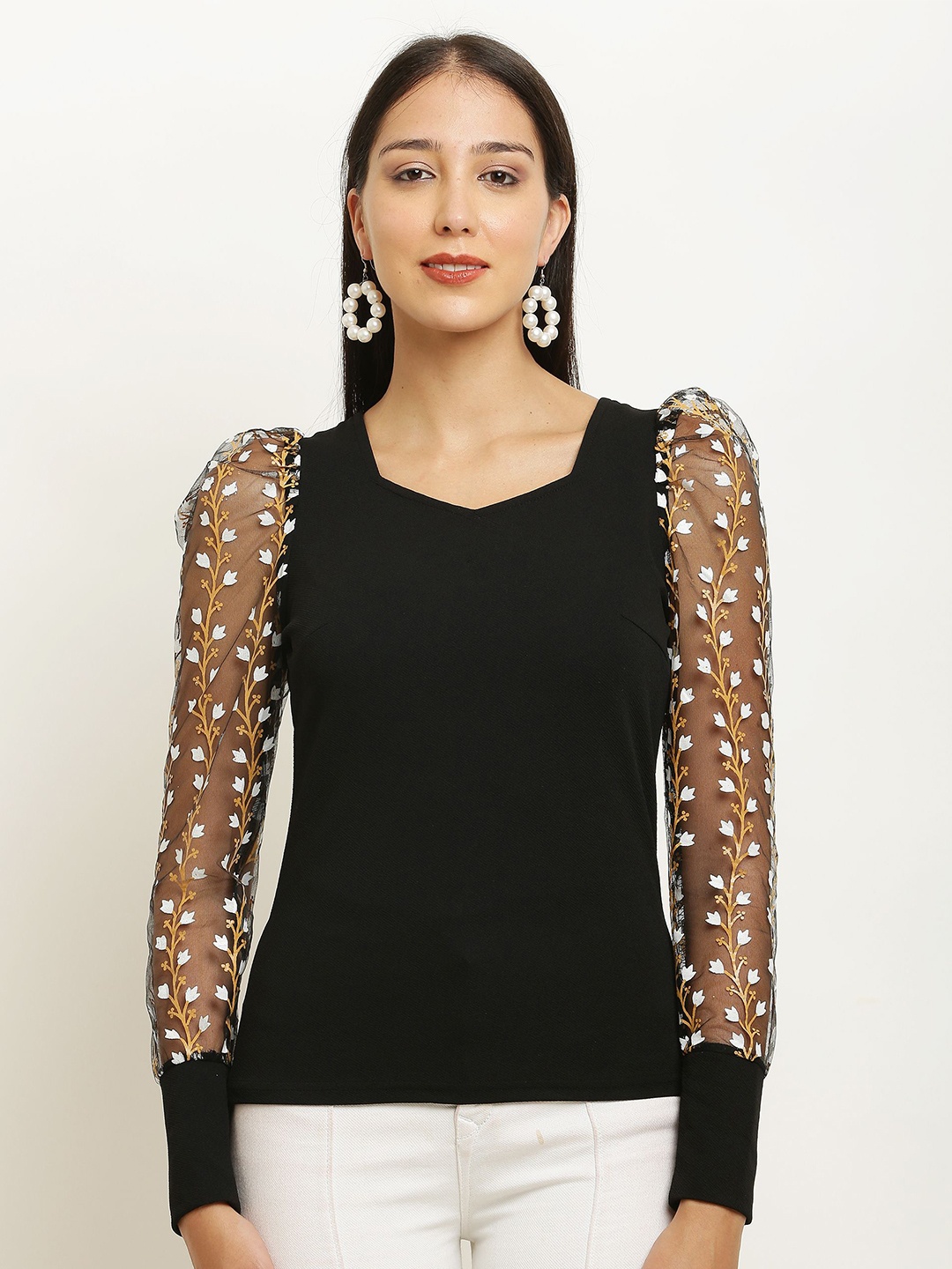 

Purser Sweetheart Neck Cotton Top, Yellow