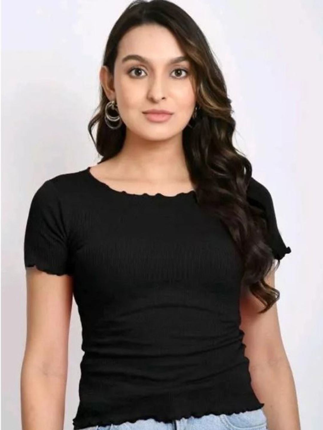 

Purser Cotton Top, Black
