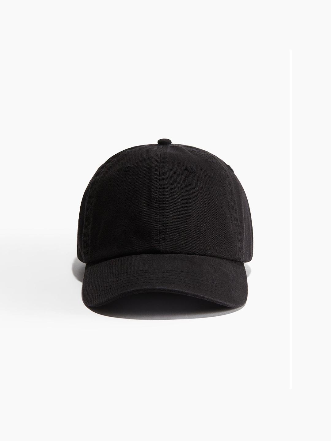 

H&M Cotton Twill Cap, Black
